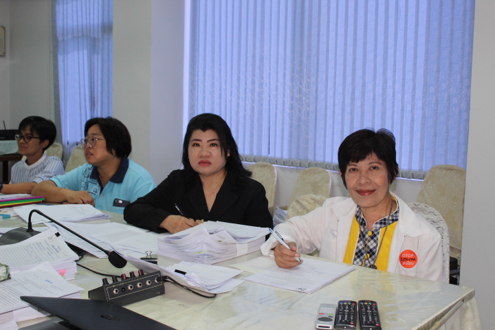 @แปดริ้ว:รับฟังการประชุมกรมการพัฒนาชุมชน ครั้งที่ ๑/๒๕๖๒