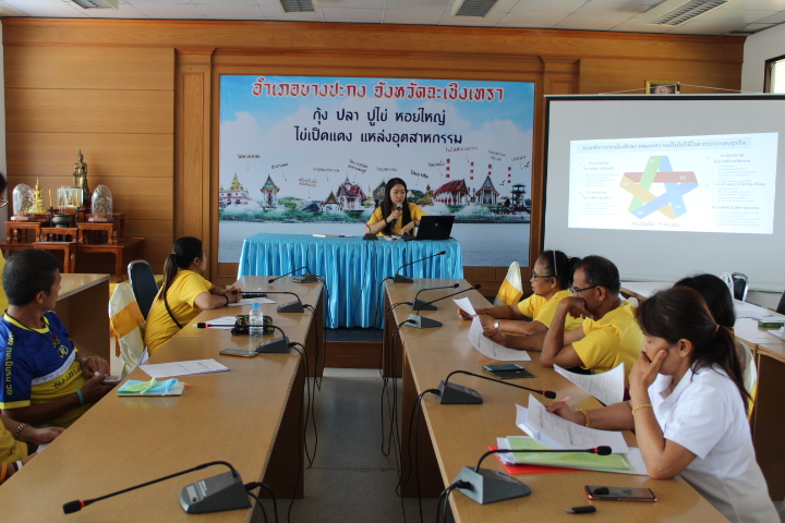 @แปดริ้ว:พัฒนาต่อยอดกลุ่มสัมมาชีพสู่ผู้ประกอบการชุมชน(CE)