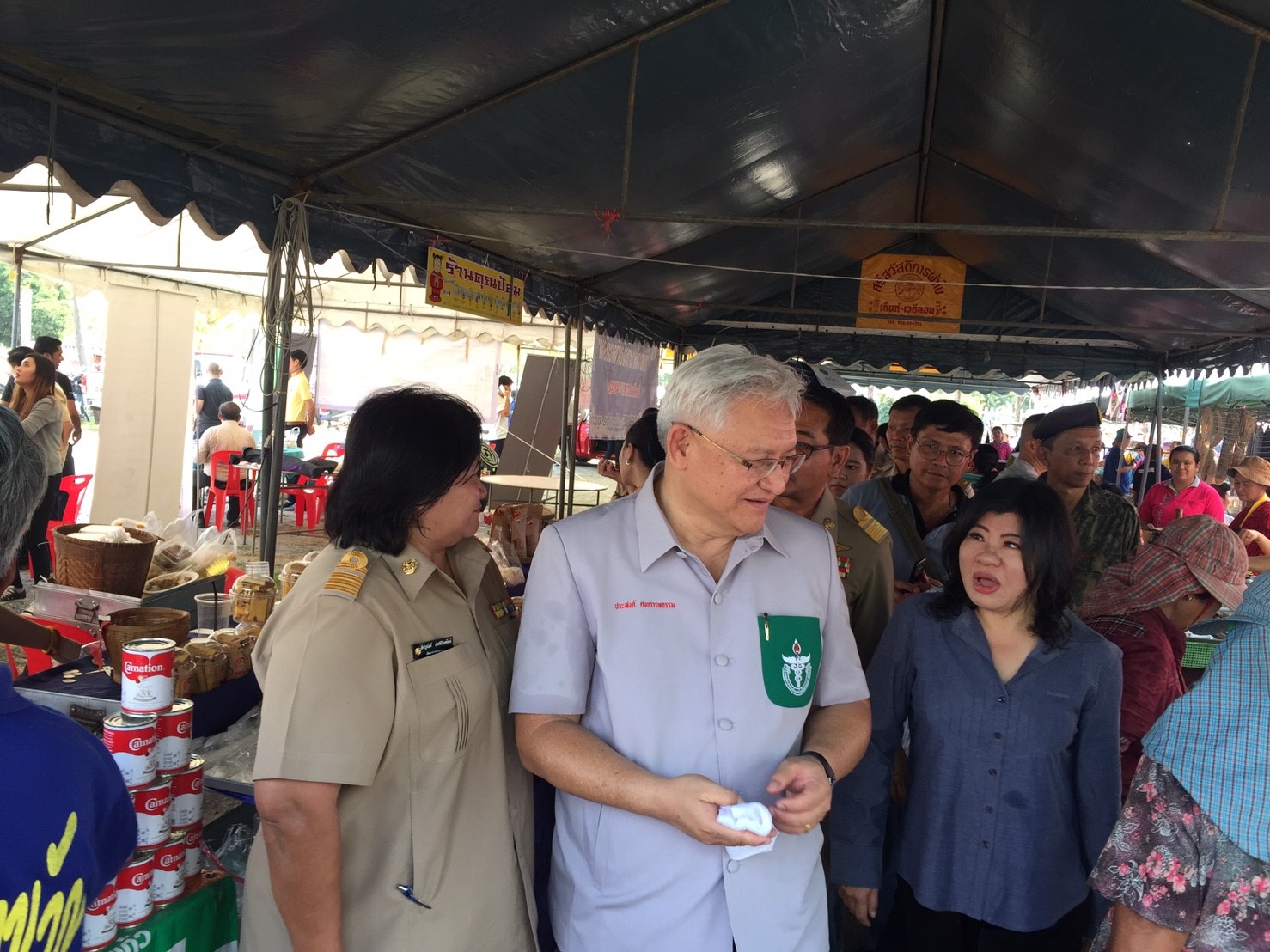 @แปดริ้ว: ออกหน่วยแพทย์ พอ.สว.และโครงการบำบัดทุกข์ บำรุงสุข อำเภอคลองเขื่อน