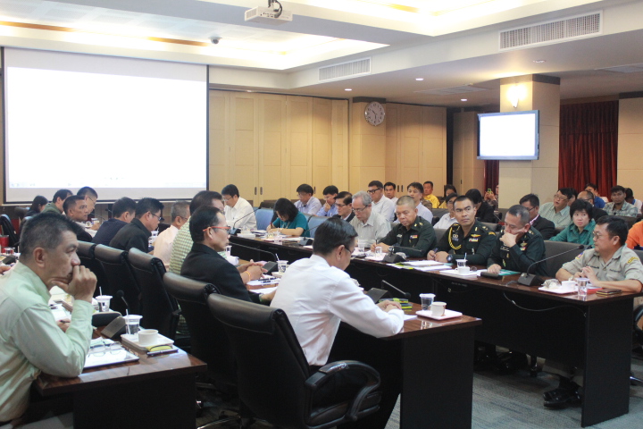 @แปดริ้ว:ประชุมเตรียมการป้องกันและแก้ไขปัญหาภัยแล้ง ปี ๒๕๖๒