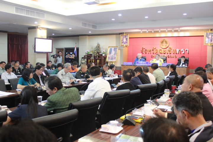 @แปดริ้ว:ประชุมเตรียมการป้องกันและแก้ไขปัญหาภัยแล้ง ปี ๒๕๖๒