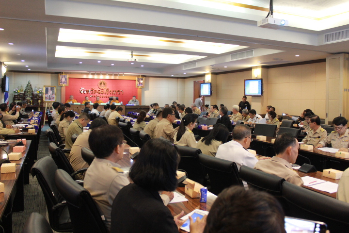 @แปดริ้ว:ประชุมคณะกรรมการจัดทำน้ำอภิเษกของจังหวัดฉะเชิงเทรา