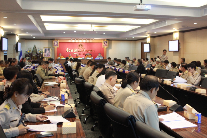 @แปดริ้ว:ประชุมคณะกรรมการจัดทำน้ำอภิเษกของจังหวัดฉะเชิงเทรา
