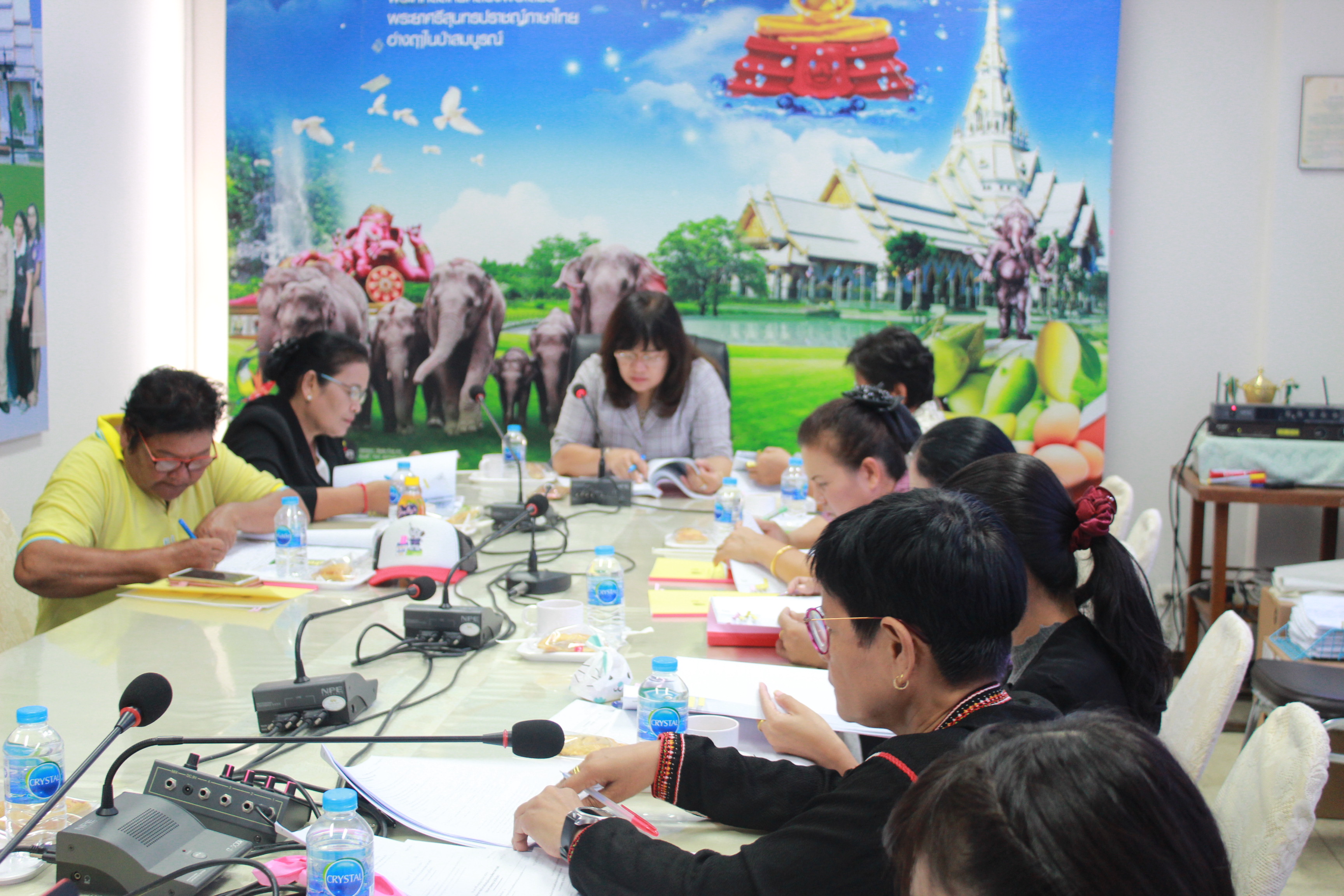 @แปดริ้ว:ประชุมคณะทำงานขับเคลื่อนกองทุนพัฒนาบทบาทสตรีจังหวัดฉะเชิงเทรา