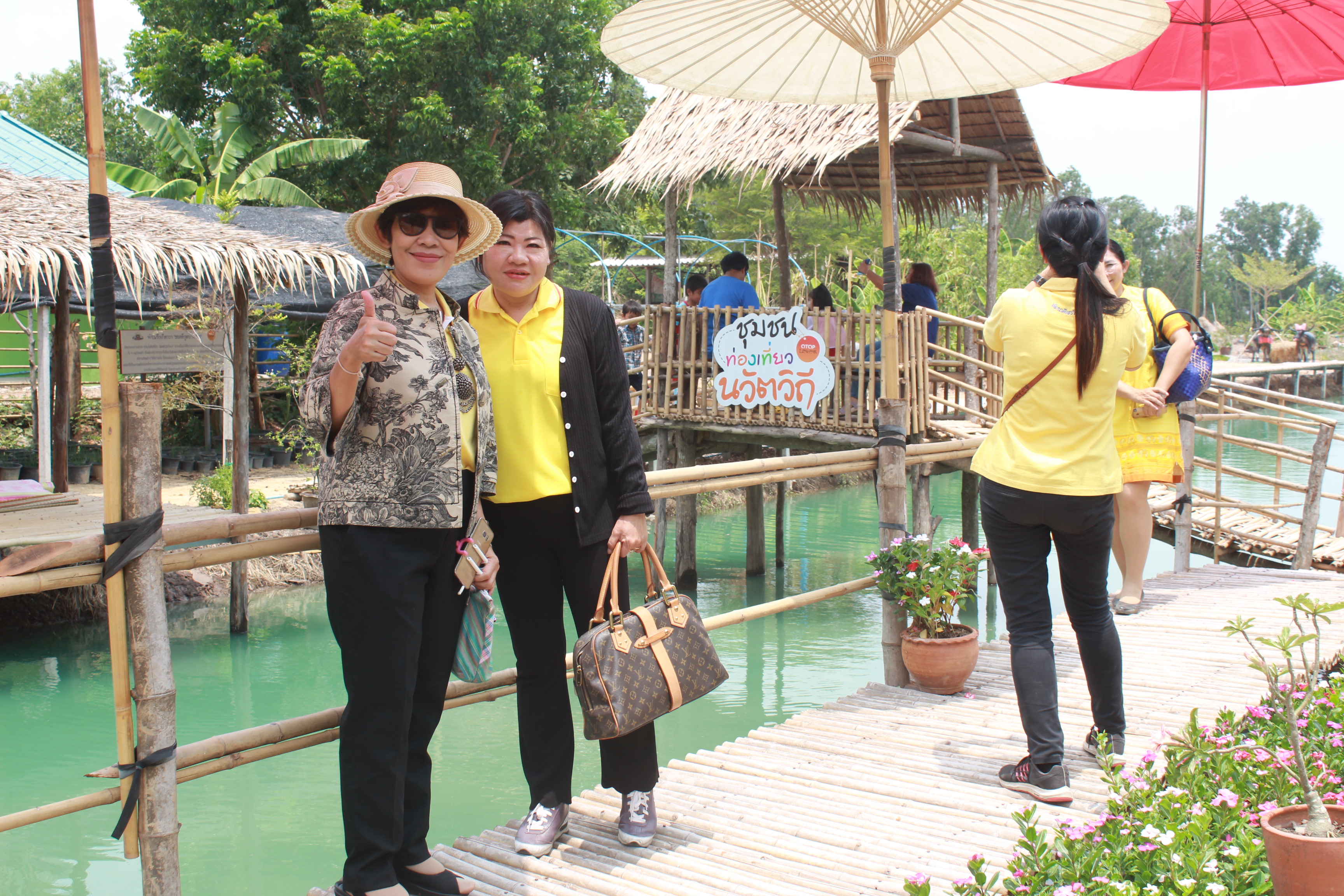 @แปดริ้ว:ผต.ลงพื้นที่ติดตามโครงการชุมชนท่องเที่ยว OTOP นวัตวิถี