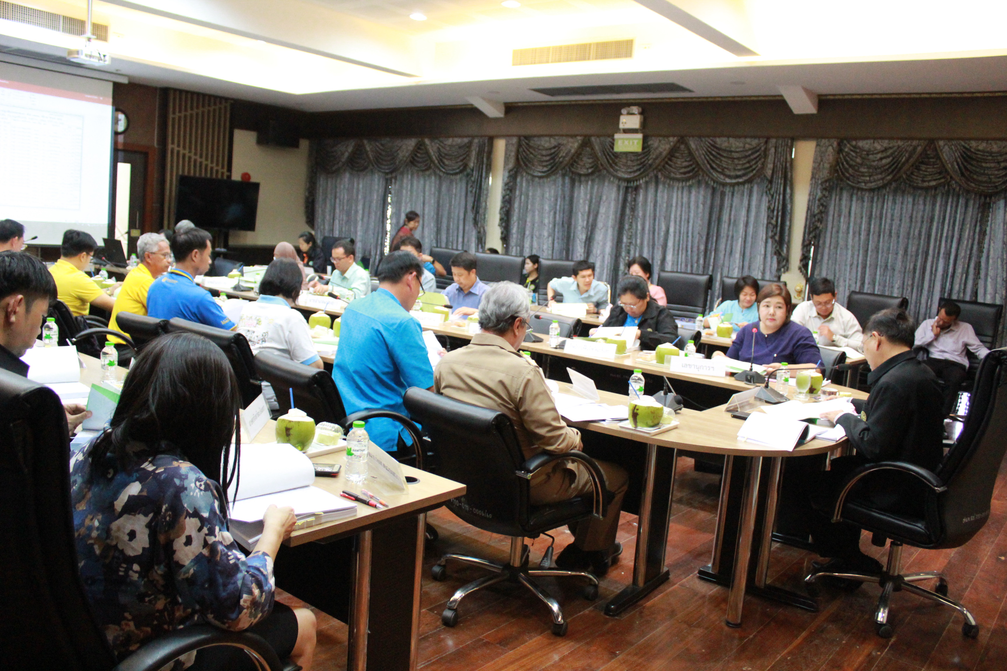 @แปดริ้ว:ประชุมคณะกรรมการปฎิรูปที่ดินจังหวัดฉะเชิงเทรา ครั้งที่ ๒/๒๕๖๒