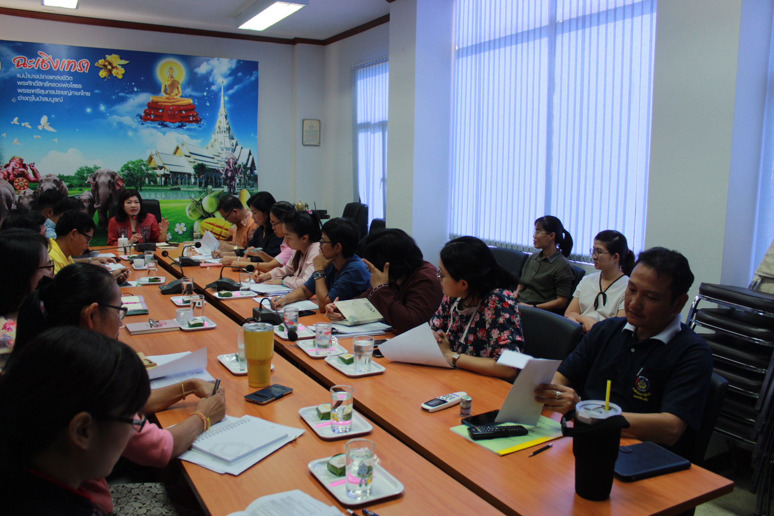@พช.ฉะเชิงเทรา:ประชุมเตรียมพร้อมขับเคลื่อนงานพัฒนาชุมชน ปี ๒๕๖๓