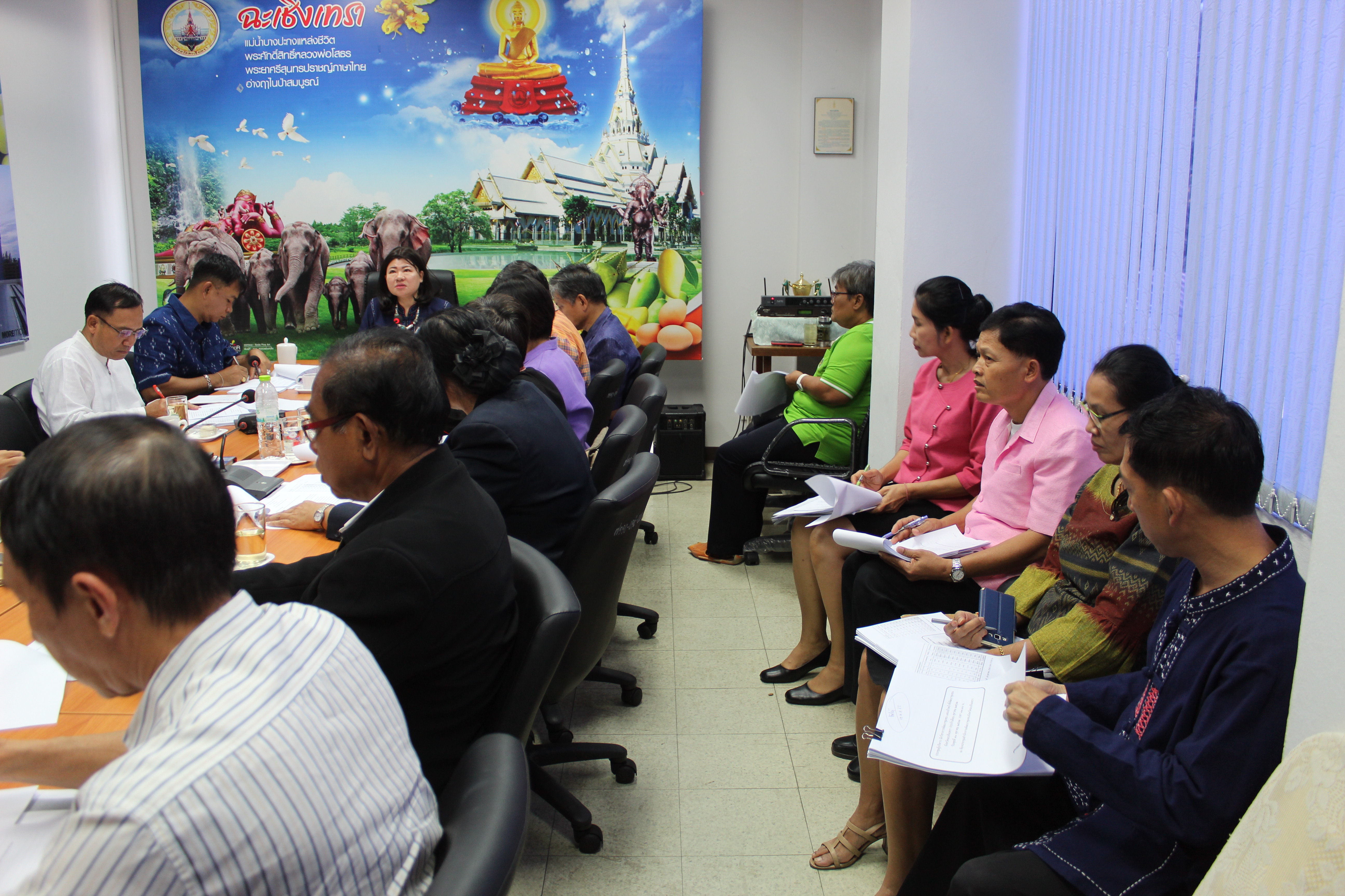 @ฉะเชิงเทรา : แม่น้ำบางปะกงแหล่งชีวิต พระศักดิ์สิทธิ์หลวงพ่อโสธร ; ประชุมผู้บริหารฯ ครั้งที่ ๑๐/๒๕๖๒