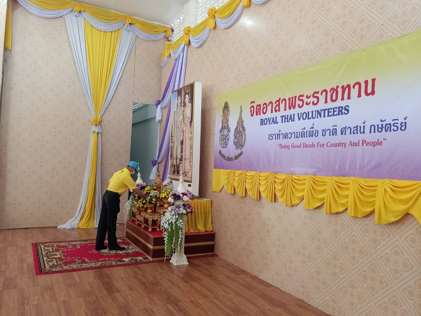 ข้าราชการ และประชาชนจิตอาสา ร่วมกิจกรรมจิตอาสาพัฒนา ปรับปรุงภูมิทัศน์ ในห้วงวันสมเด็จพระนารายณ์มหาราช และกิจกรรมจิตอาสาพัฒนาป้องกันโรคที่เกิดจากยุง