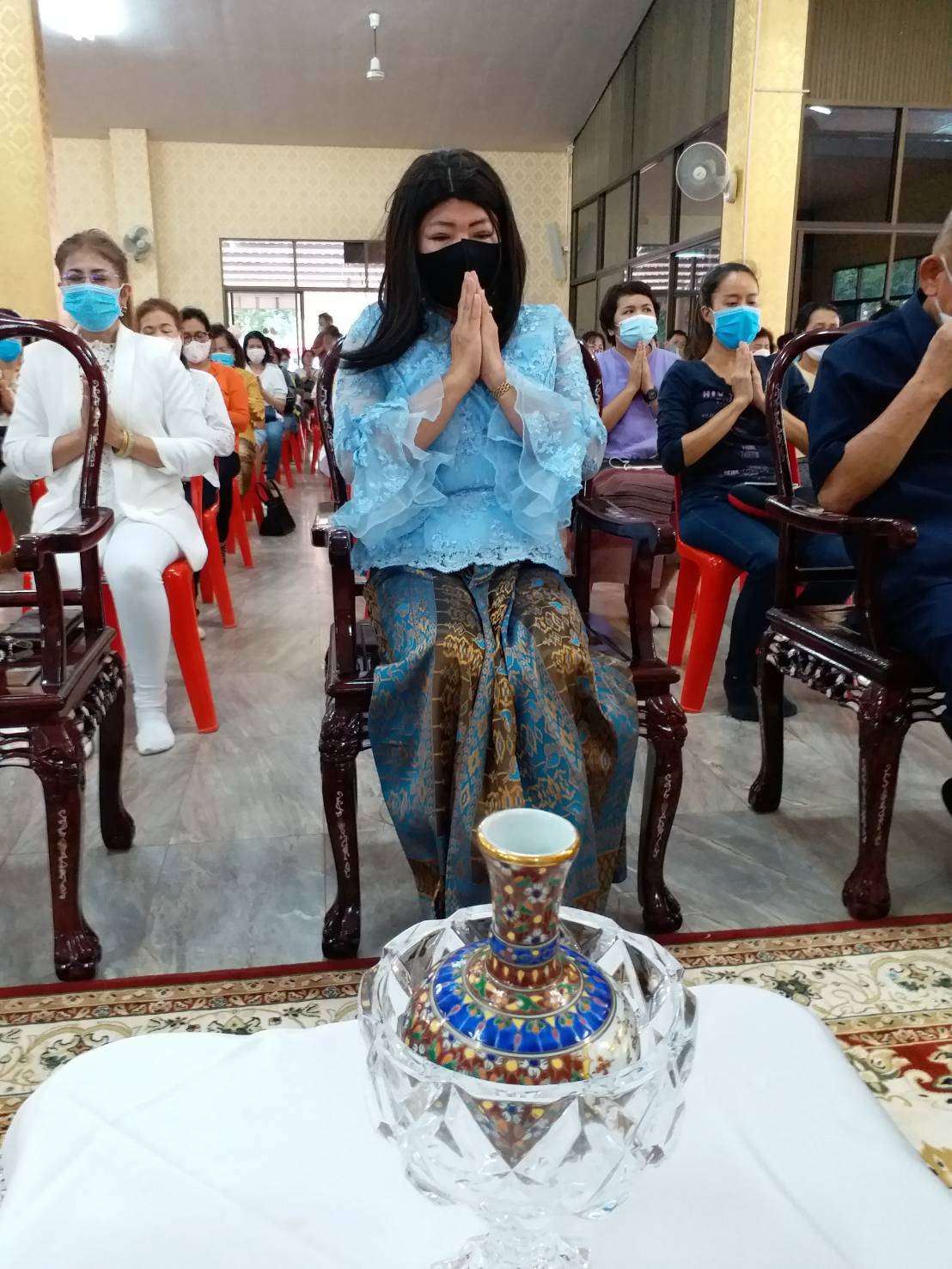 สำนักงานพัฒนาชุมชนจังหวัดฉะเชิงเทรา ได้รับความเมตตาจากพระคุณเจ้าพระปัญญาวิสุทธิโมลี เจ้าคณะอำเภอเมืองฉะเชิงเทรา (ธรรมยุต) จัดทำโครงการทำบุญ 9 วัด ขยายผลการปลูกผักสู่วัดและชุมชน น้อมนำแนวพระราชดำริ สมเด็จพระกนิษฐาธิราชเจ้า กรมสมเด็จพระเทพรัตนราชสุดาฯ สยามบรมราชกุมารี ด้วยการสร้างวัฒนธรรมการปลูกพืชผักสวนครัว ระยะที่ 2