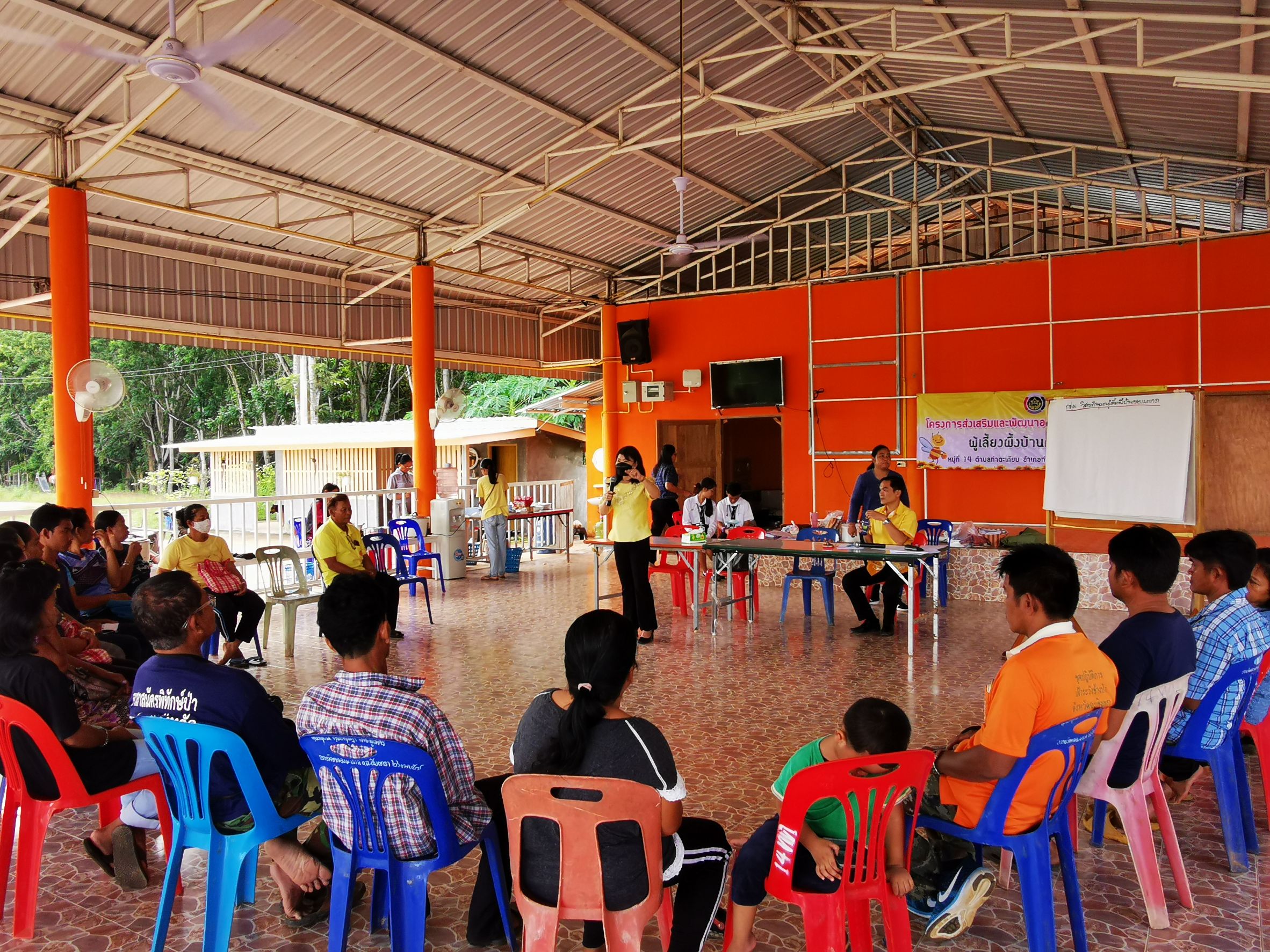 ?พัฒนาอาชีพกลุ่มวิสาหกิจชุมชนผู้เลี้ยงผึ้งบ้านคลองมะหาด?