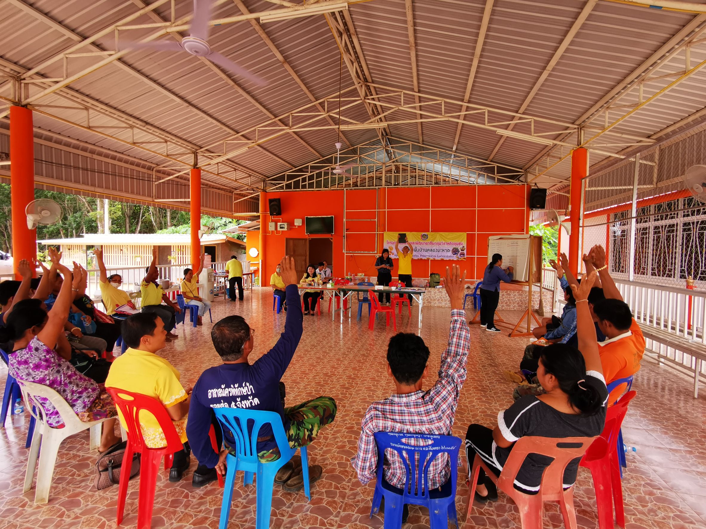 ?พัฒนาอาชีพกลุ่มวิสาหกิจชุมชนผู้เลี้ยงผึ้งบ้านคลองมะหาด?