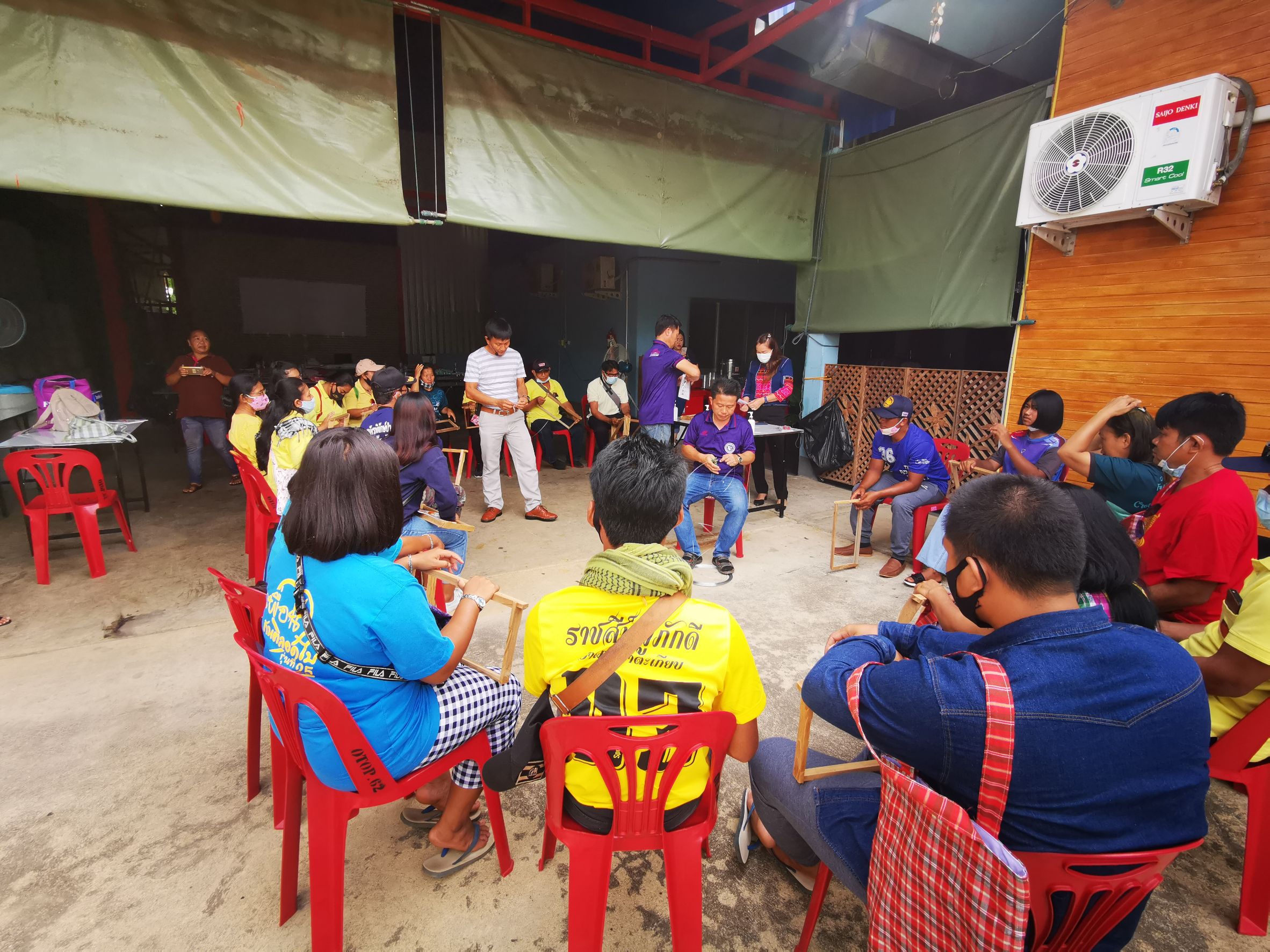 ?ส่งเสริมและพัฒนาอาชีพสมาชิกกลุ่มวิสาหกิจชุมชนผู้เลี้ยงผึ้งบ้านคลองมะหาด