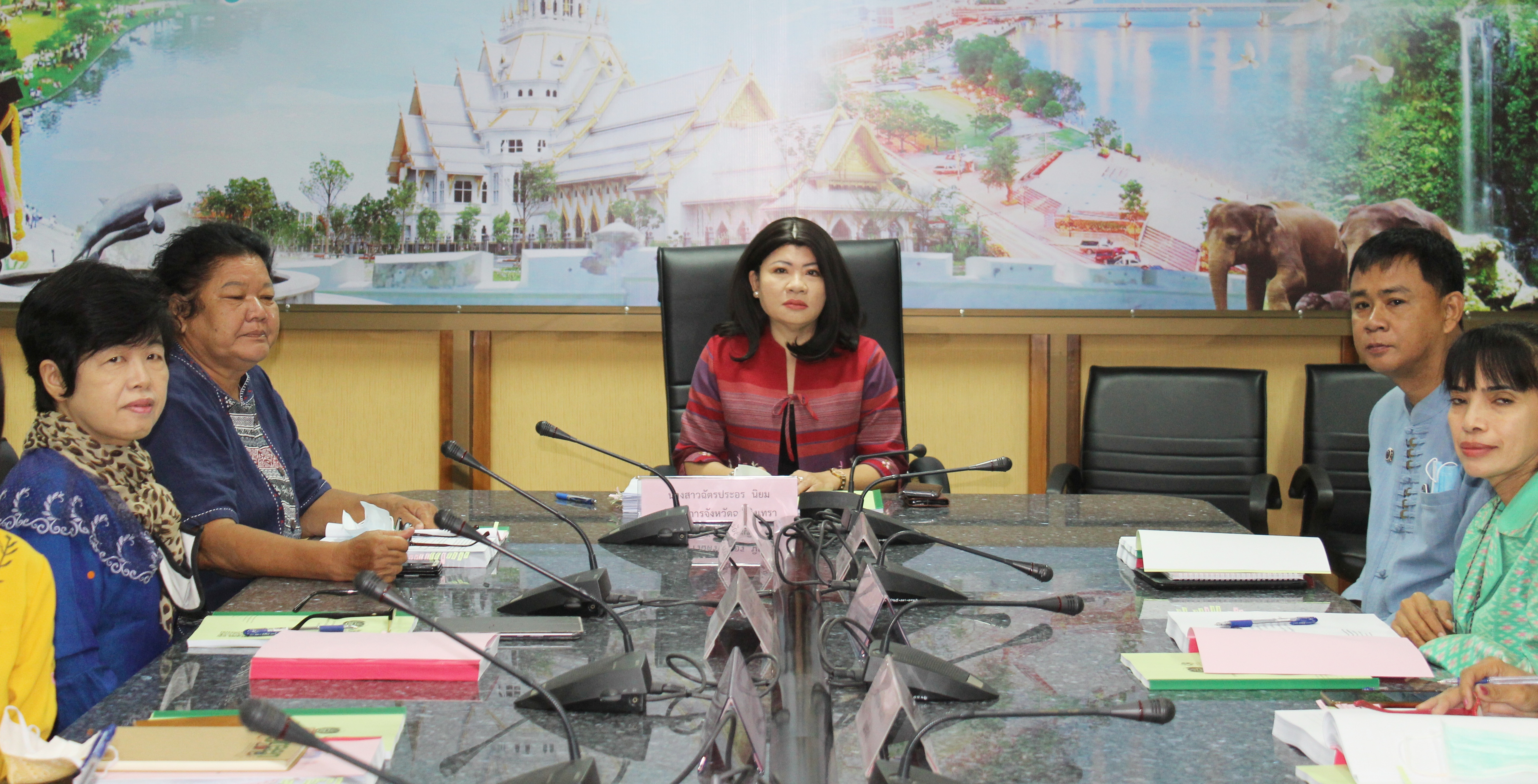 ?สำนักงานเลขานุการคณะอนุกรรมการบริหารกองทุนพัฒนาบทบาทสตรีระดับจังหวัด จัดประชุมคณะทำงานขับเคลื่อนกองทุนพัฒนาบทบาทสตรีจังหวัดฉะเชิงเทรา ครั้งที่ 7/2563