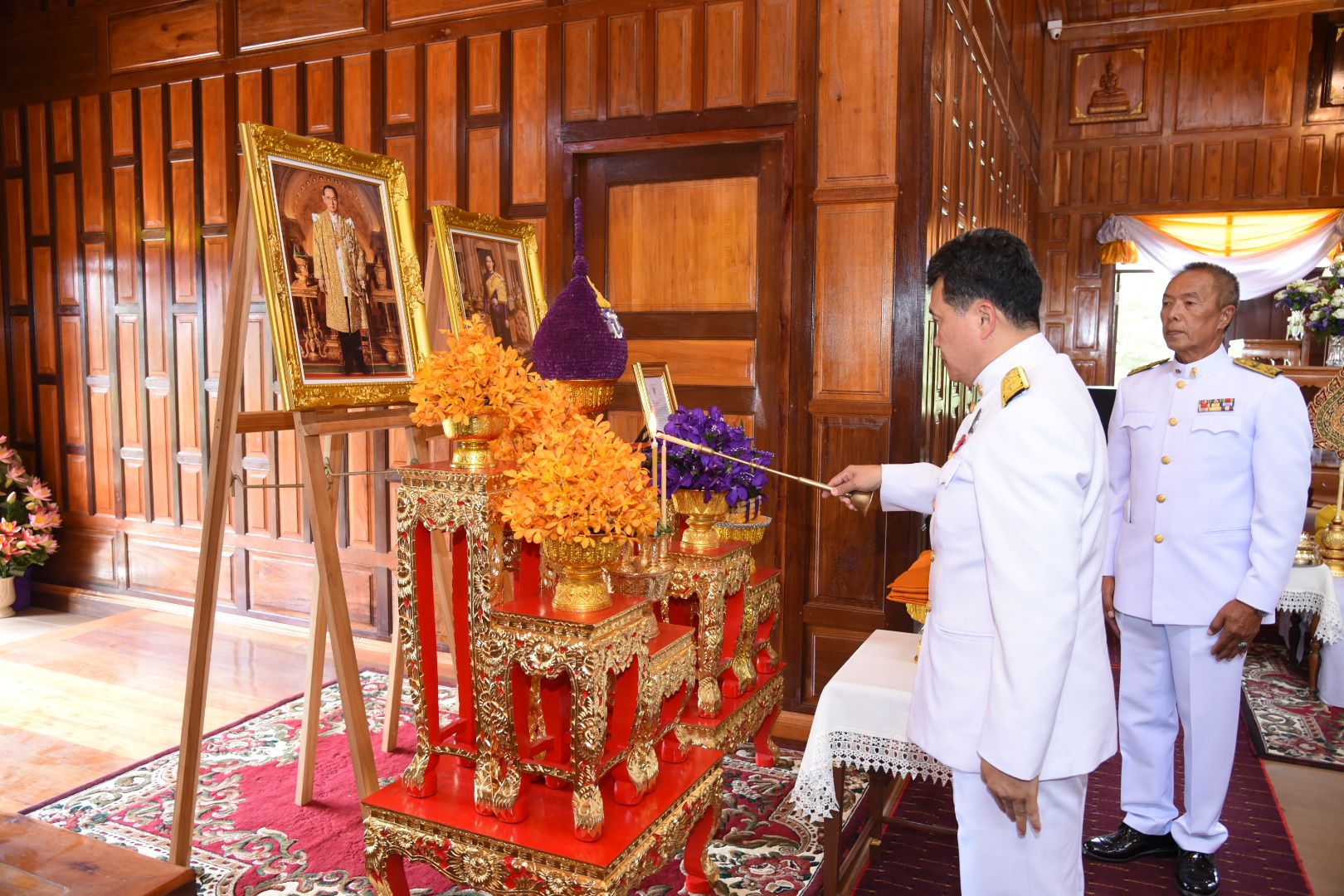 โครงการบรรพชาสามเณร และอบรมศีลจาริณี เนื่องในวันพ่อแห่งชาติ ประจำปี 2563