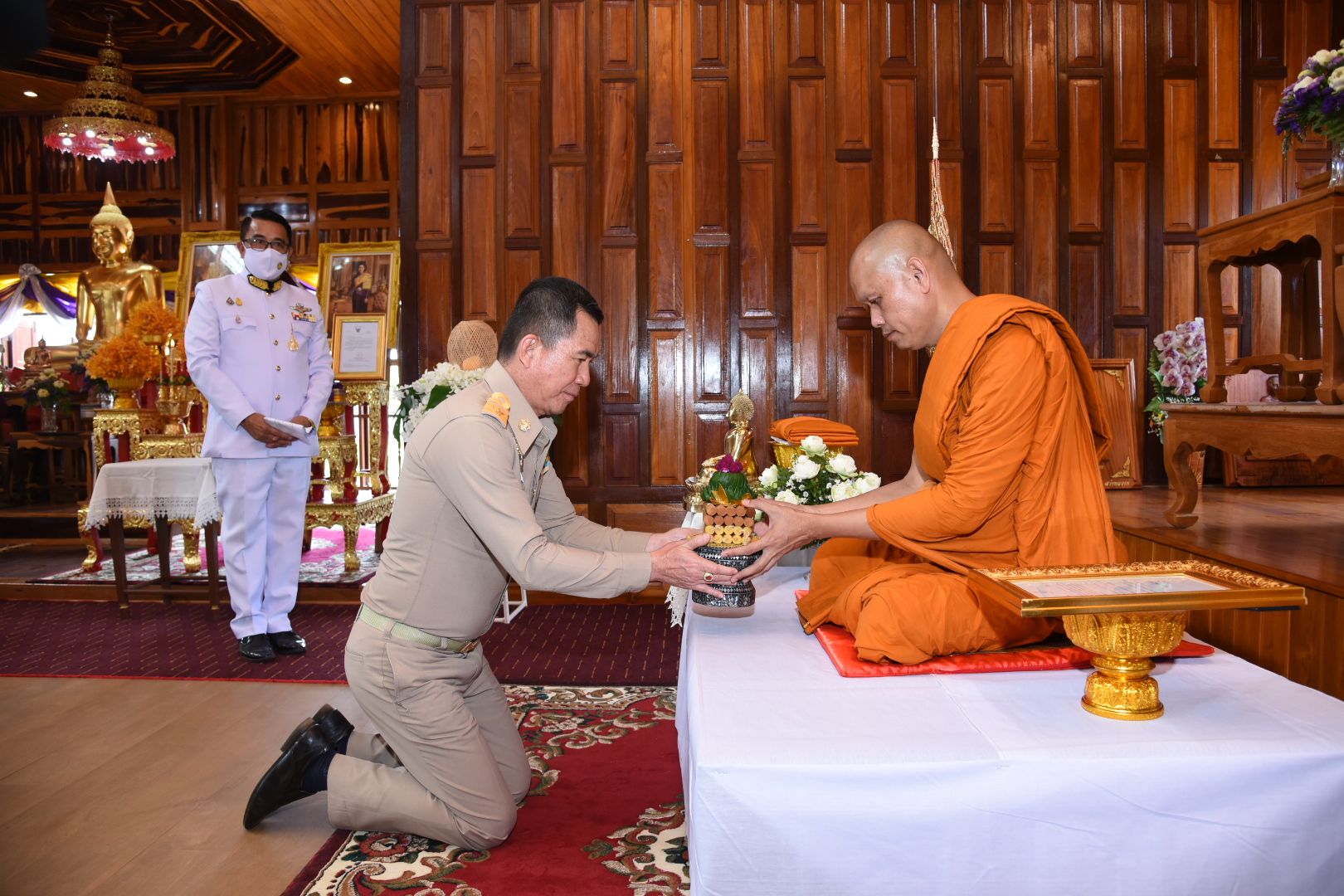 โครงการบรรพชาสามเณร และอบรมศีลจาริณี เนื่องในวันพ่อแห่งชาติ ประจำปี 2563