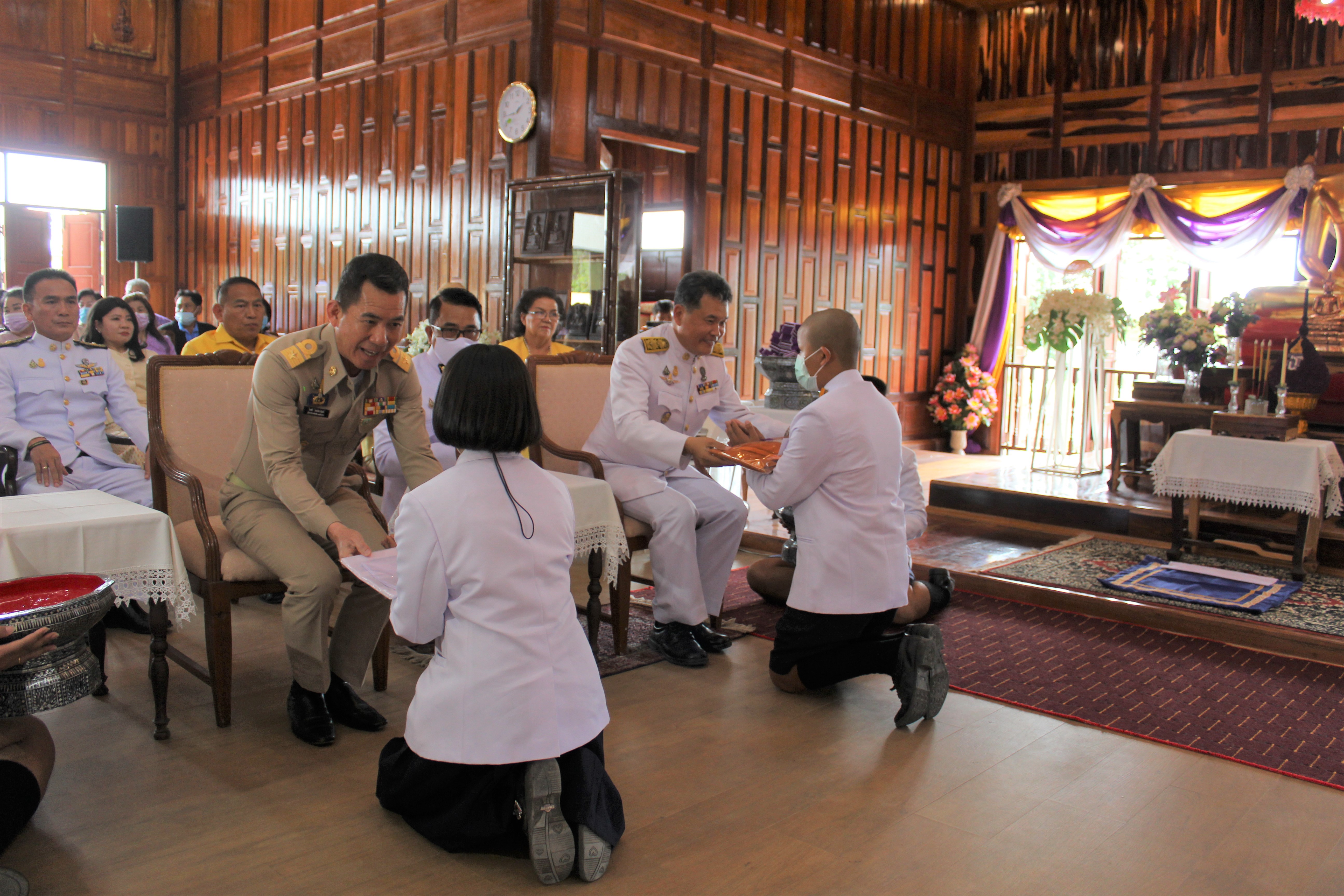 โครงการบรรพชาสามเณร และอบรมศีลจาริณี เนื่องในวันพ่อแห่งชาติ ประจำปี 2563