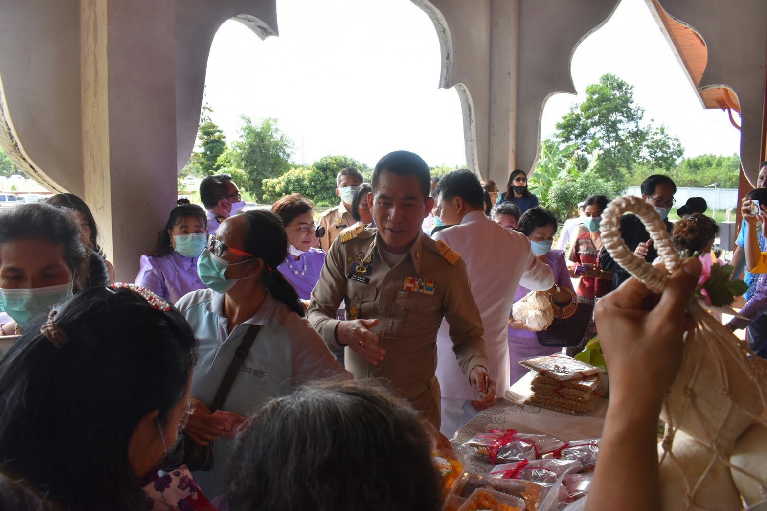 โครงการบรรพชาสามเณร และอบรมศีลจาริณี เนื่องในวันพ่อแห่งชาติ ประจำปี 2563