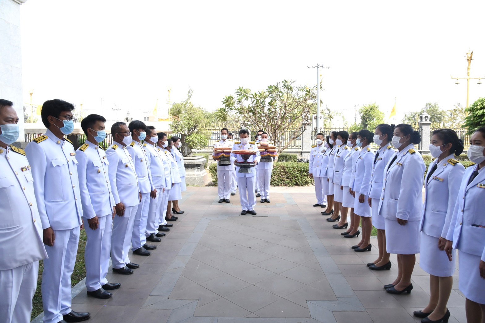 พิธีรับและอัญเชิญผ้าไตรพระราชทาน ณ วัดโสธรวรารามวรวิหาร