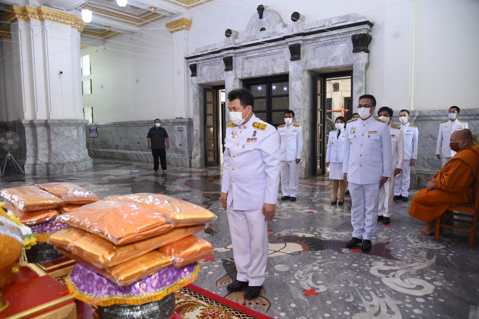 พิธีรับและอัญเชิญผ้าไตรพระราชทาน ณ วัดโสธรวรารามวรวิหาร