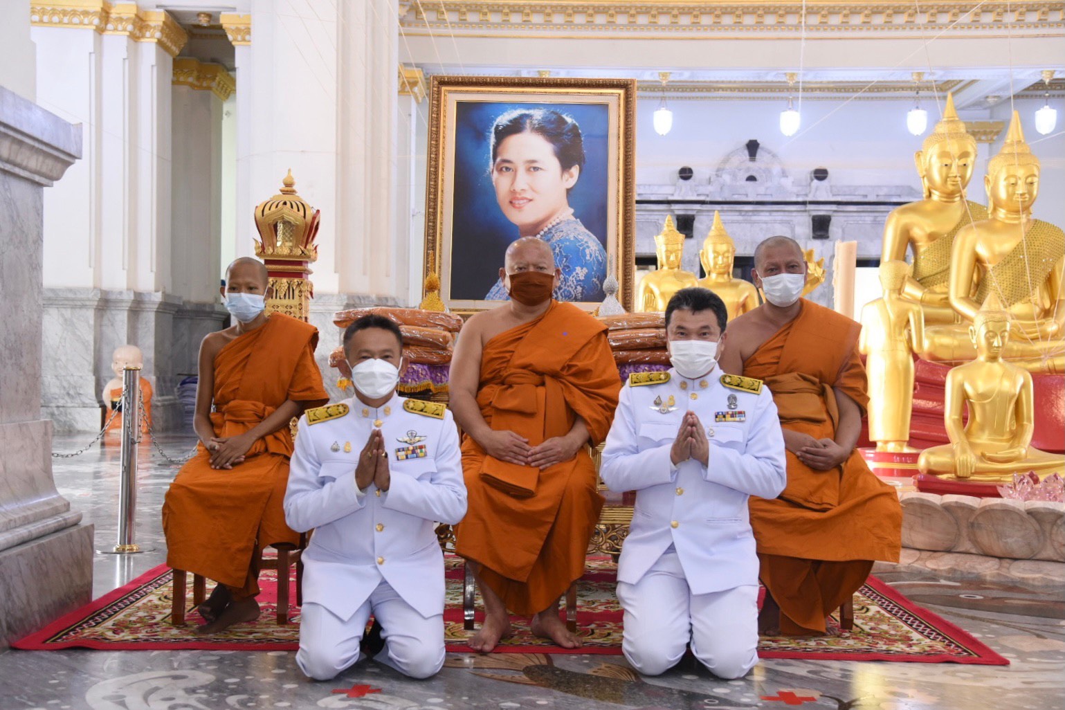 พิธีรับและอัญเชิญผ้าไตรพระราชทาน ณ วัดโสธรวรารามวรวิหาร