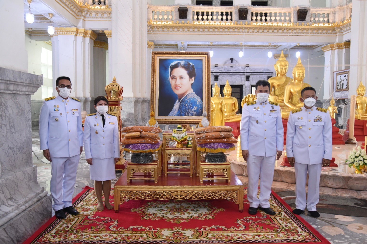 พิธีรับและอัญเชิญผ้าไตรพระราชทาน ณ วัดโสธรวรารามวรวิหาร