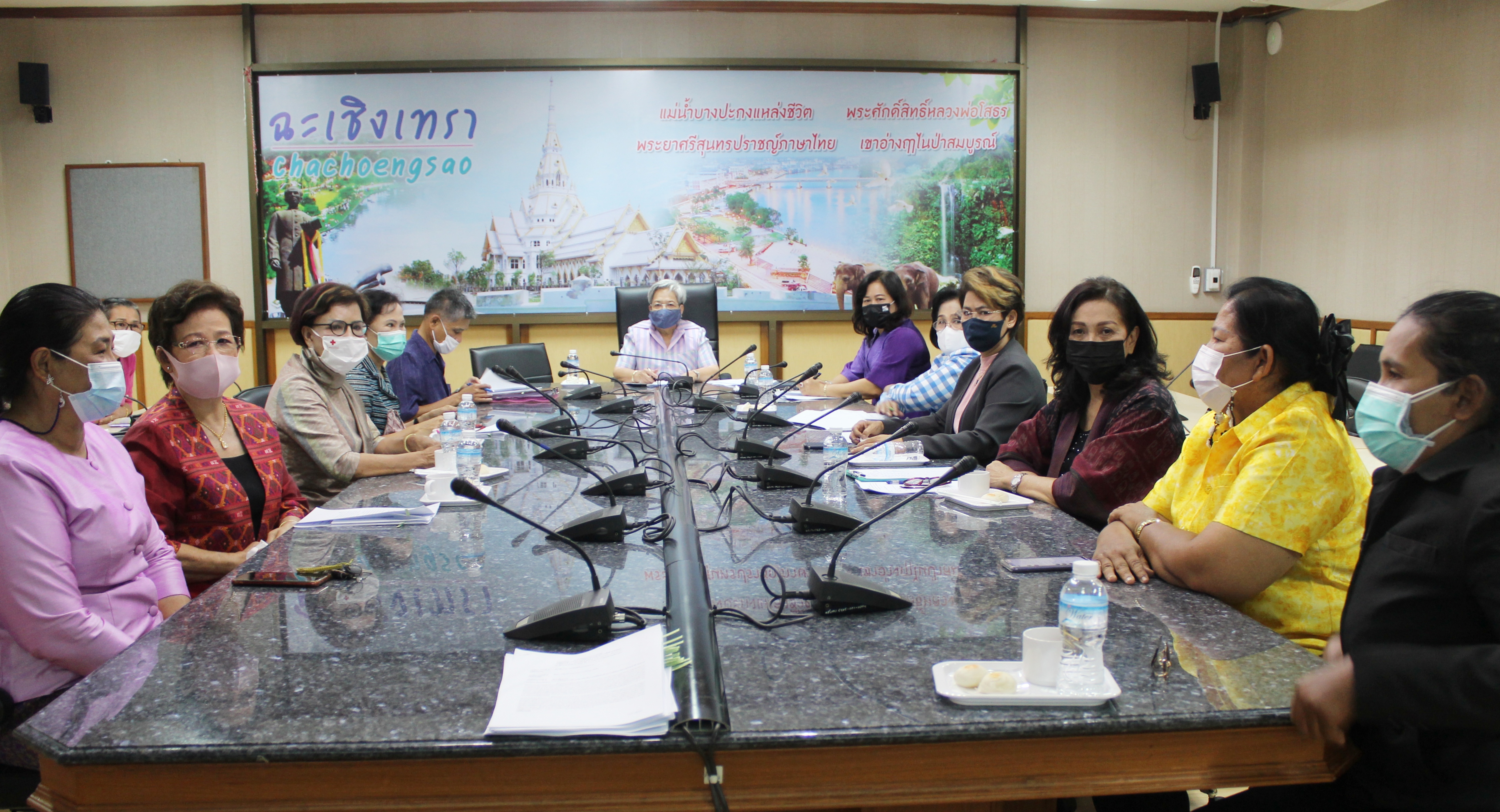 ประชุมคณะกรรมการพัฒนาสตรีจังหวัดฉะเชิงเทรา ครั้งที่ 1/2564