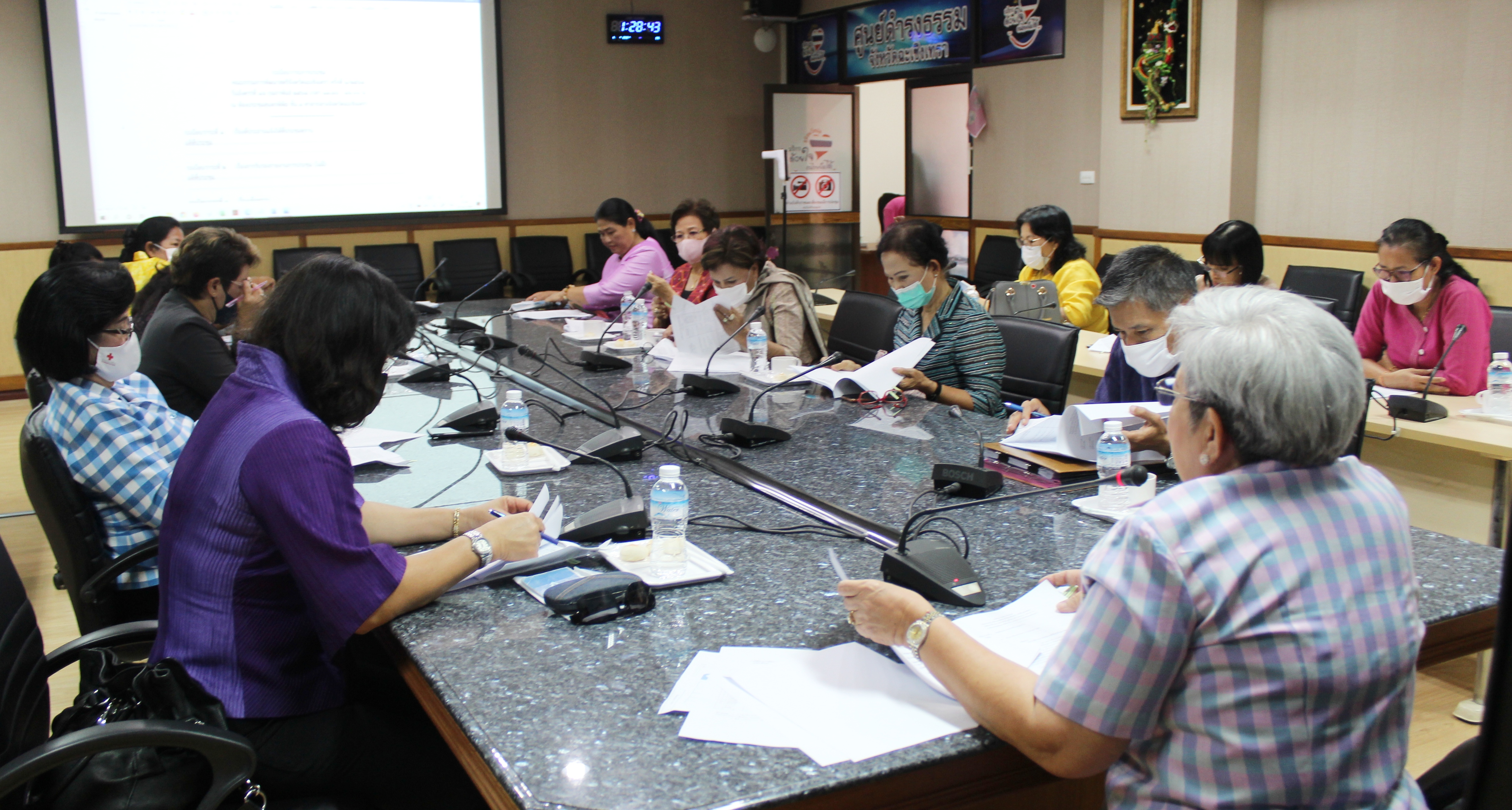 ประชุมคณะกรรมการพัฒนาสตรีจังหวัดฉะเชิงเทรา ครั้งที่ 1/2564