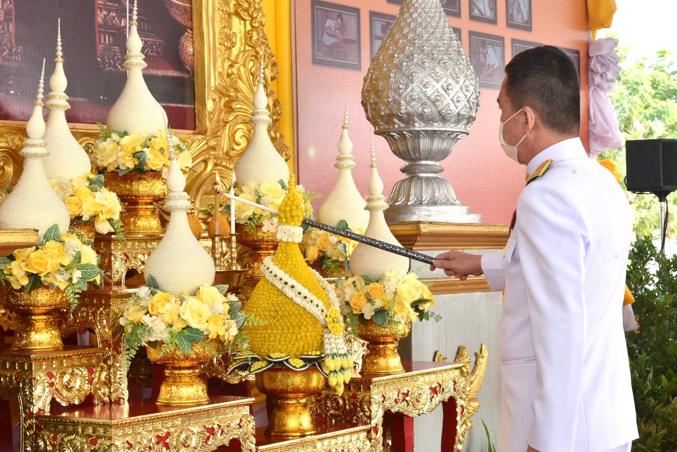 พจ.ฉะเชิงเทรา ร่วมพิธีถวายราชสักการะ วัน “พระบิดาแห่งมาตรฐานการช่างไทย”