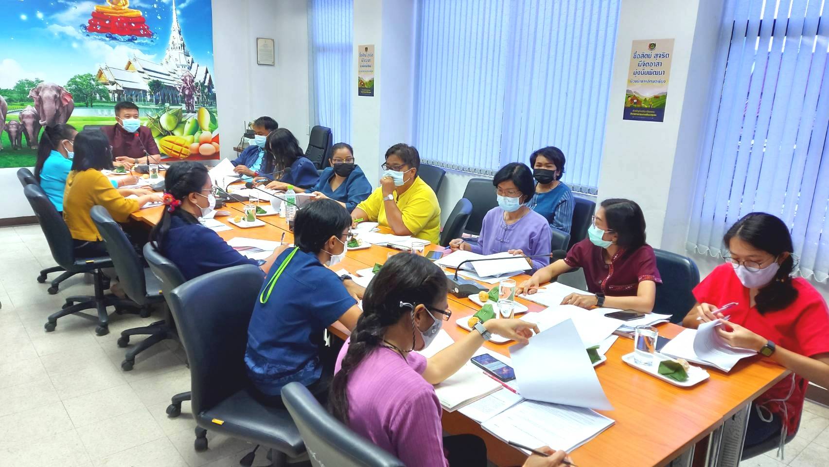 พัฒนาการจังหวัดฉะเชิงเทรา ร่วมประชุมผู้อำนวยการกลุ่มงาน และนักวิชาการพัฒนาชุมชนจังหวัดฉะเชิงเทรา