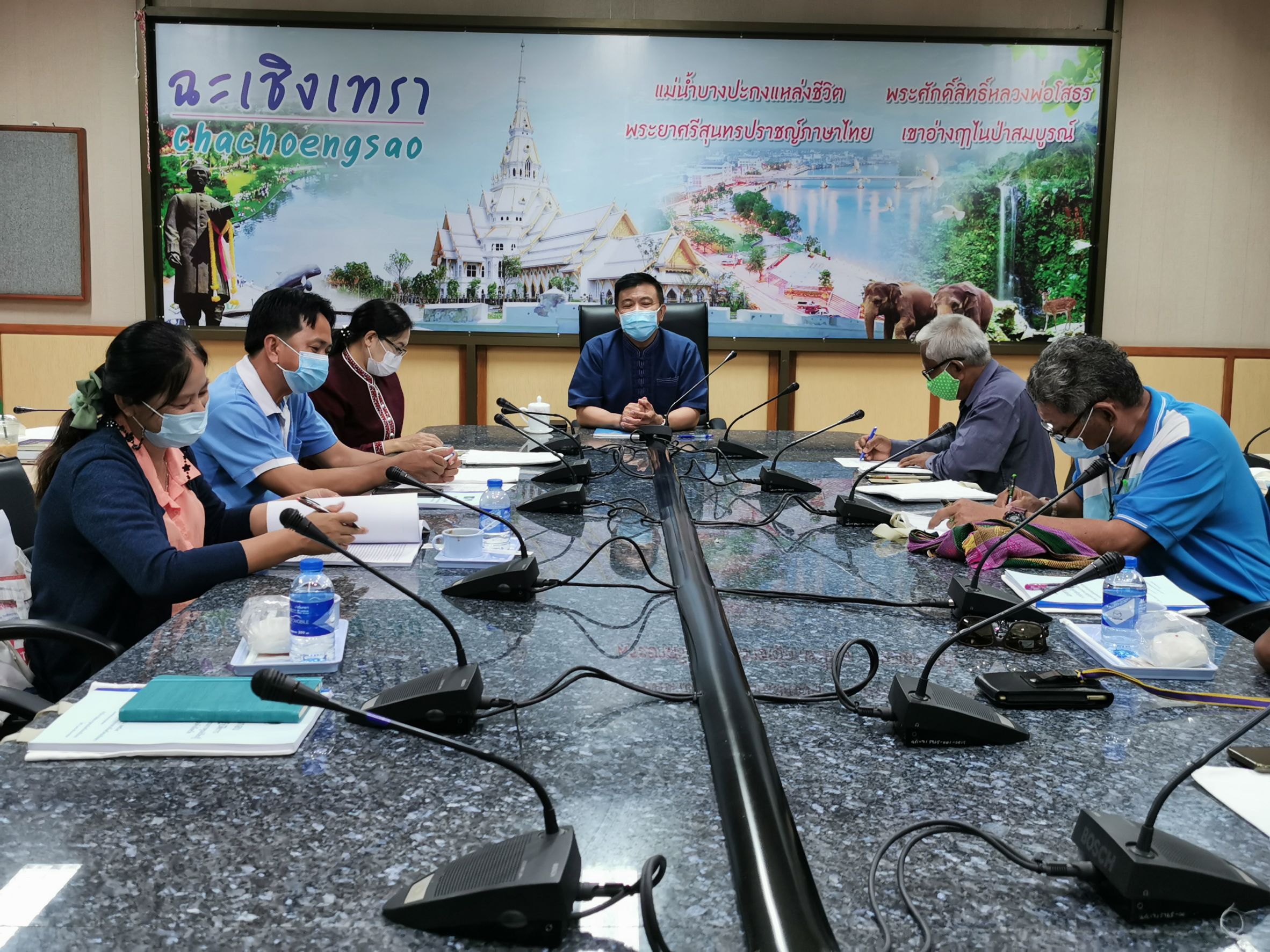 พช. ฉะเชิงเทรา ร่วมประชุมเชิงปฏิบัติการฯ ตามโครงการเพิ่มศักยภาพคณะกรรมการศูนย์เรียนรู้กองทุนแม่ของแผ่นดินระดับจังหวัด