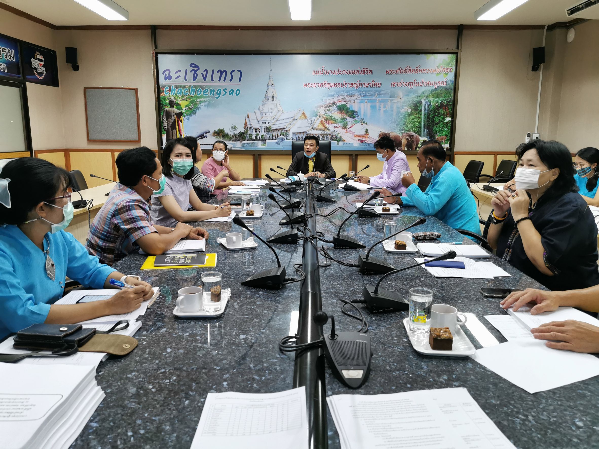 สพจ. ฉะเชิงเทรา ประชุมผู้บริหาร นักวิชาการพัฒนาชุมชน และเจ้าหน้าที่พัฒนาชุมชนจังหวัดฉะเชิงเทรา ครั้งที่ 5/2564