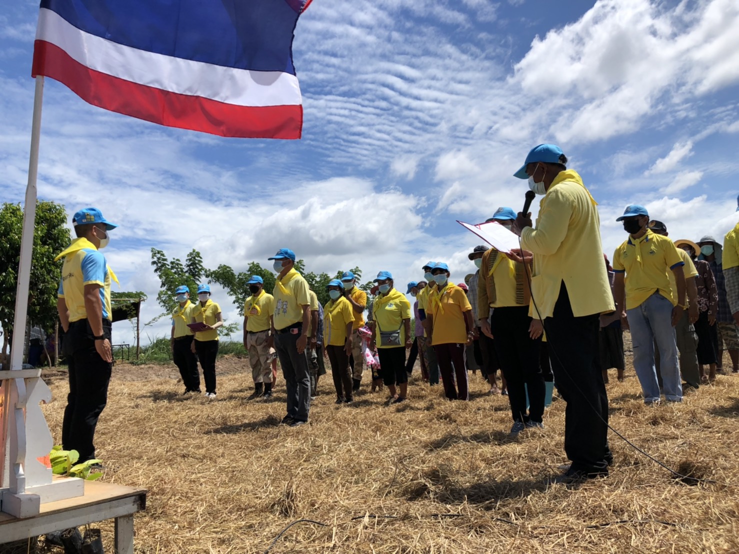 พช ฉะเชิงเทรา  ร่วมกิจกรรมจิตอาสาพัฒนาศูนย์เรียนรู้ทฤษฎีใหม่รูปแบบ “โคก หนอง นา”