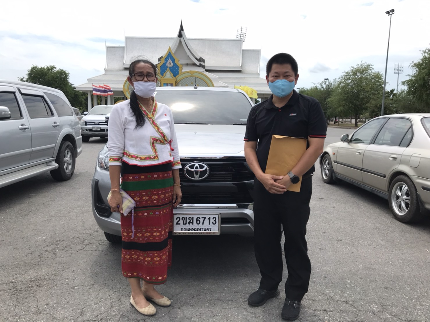 กรมการพัฒนาชุมชน ส่งมอบรถยนต์ให้สำนักงานพัฒนาชุมชนจังหวัดฉะเชิงเทรา และสำนักงานพัฒนาชุมชนอำเภอ ประจำปีงบประมาณ 2564