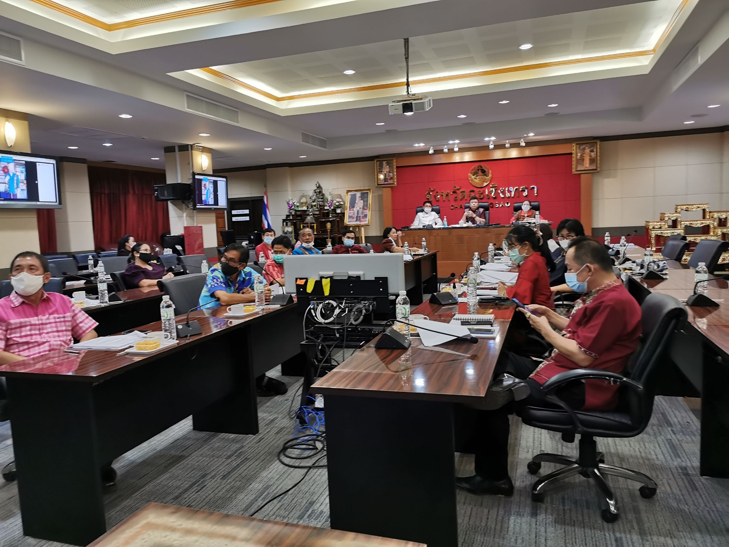 สพจ. ฉะเชิงเทรา ประชุมผู้บริหาร นักวิชาการพัฒนาชุมชน และเจ้าหน้าที่พัฒนาชุมชนจังหวัดฉะเชิงเทรา ครั้งที่ 6/2564