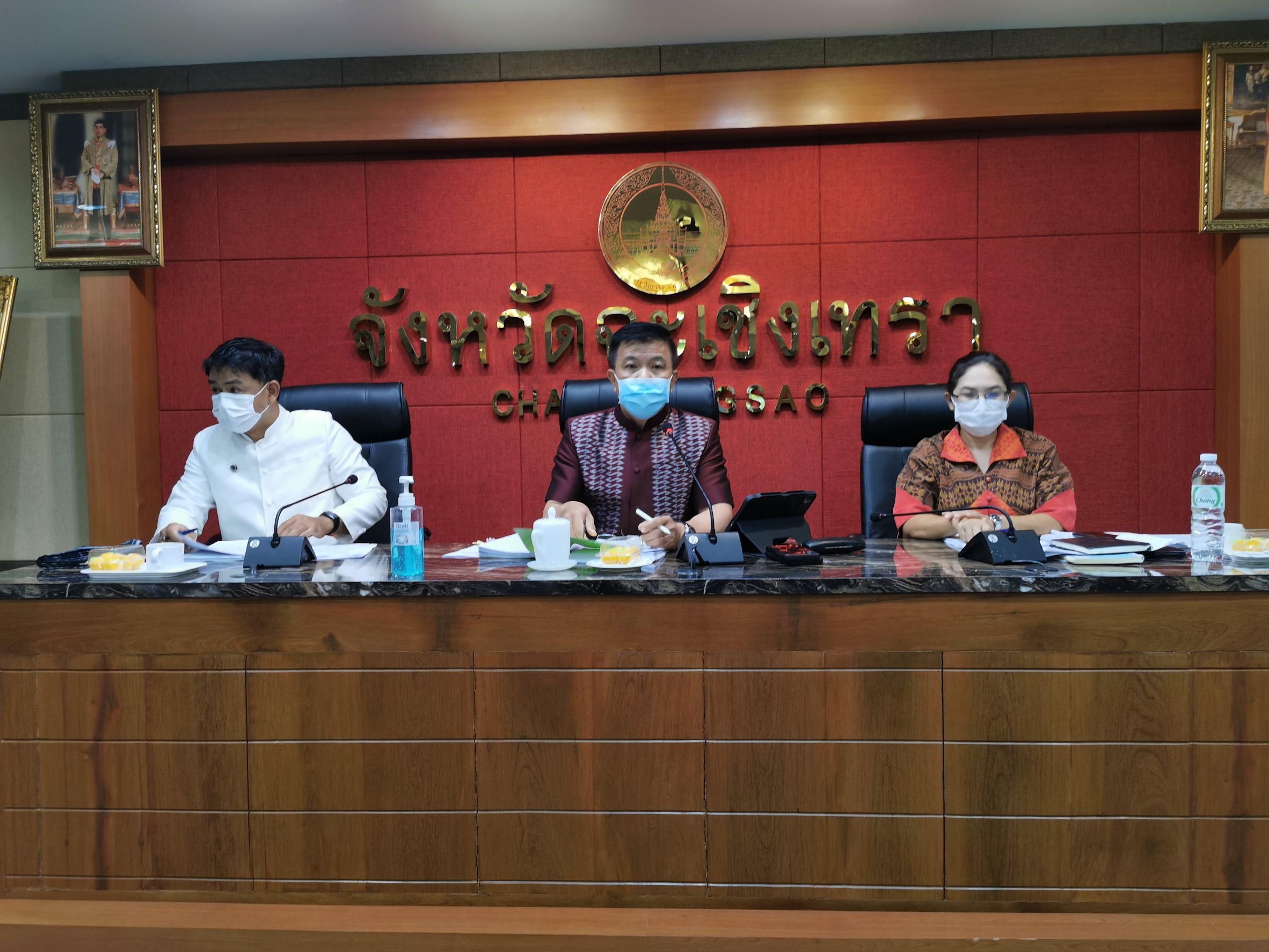 สพจ. ฉะเชิงเทรา ประชุมผู้บริหาร นักวิชาการพัฒนาชุมชน และเจ้าหน้าที่พัฒนาชุมชนจังหวัดฉะเชิงเทรา ครั้งที่ 6/2564