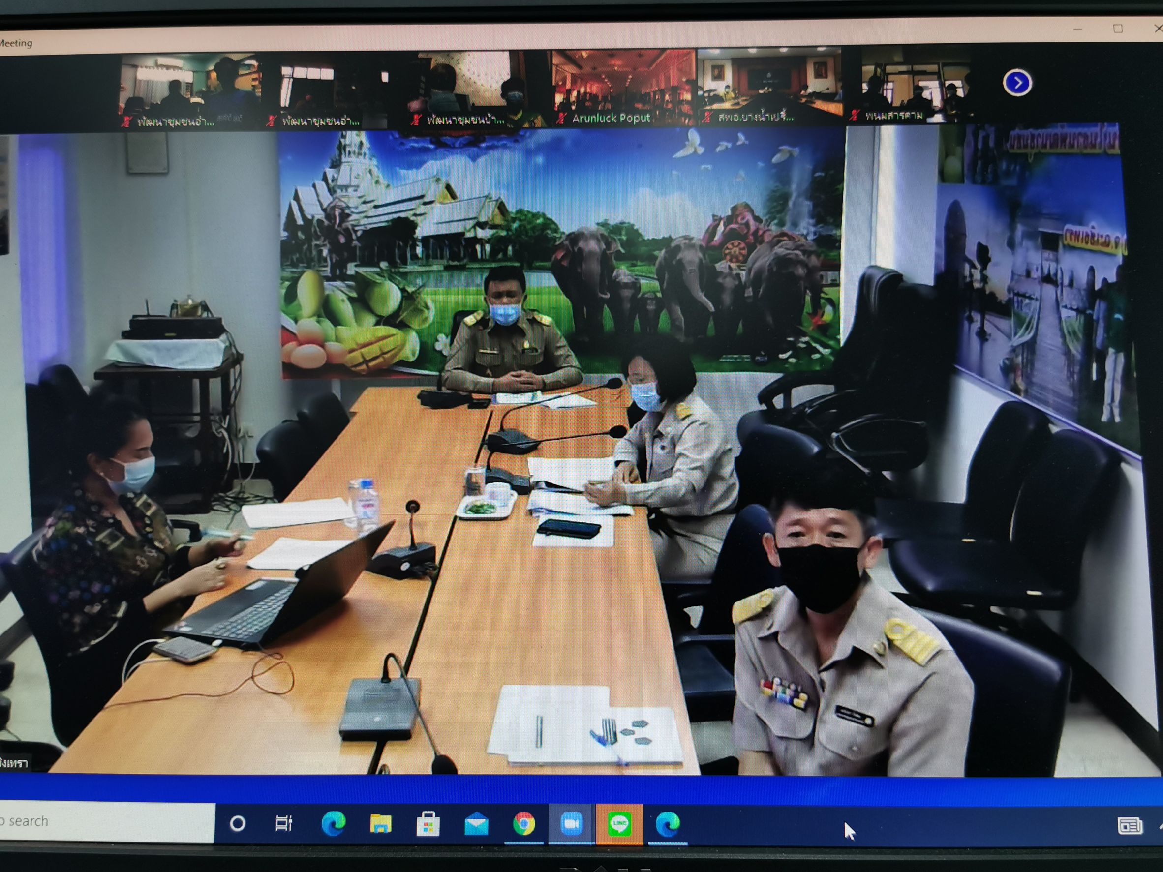 พช.ฉะเชิงเทรา จัดอบรมโครงการ TPMAP แก้จน คนขยันแปดริ้ว ผ่านระบบ Zoom meeting