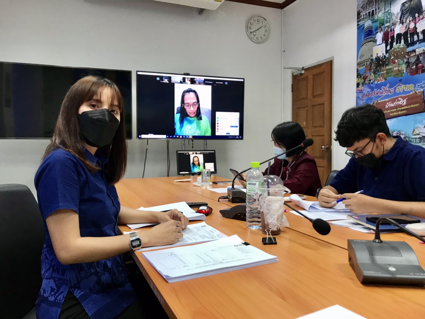 พช. ฉะเชิงเทรา  ประชุมคณะทำงานขับเคลื่อนกองทุนพัฒนาบทบาทสตรี ครั้งที่ 6/2564  ผ่านระบบ zoom Cloud Meetings