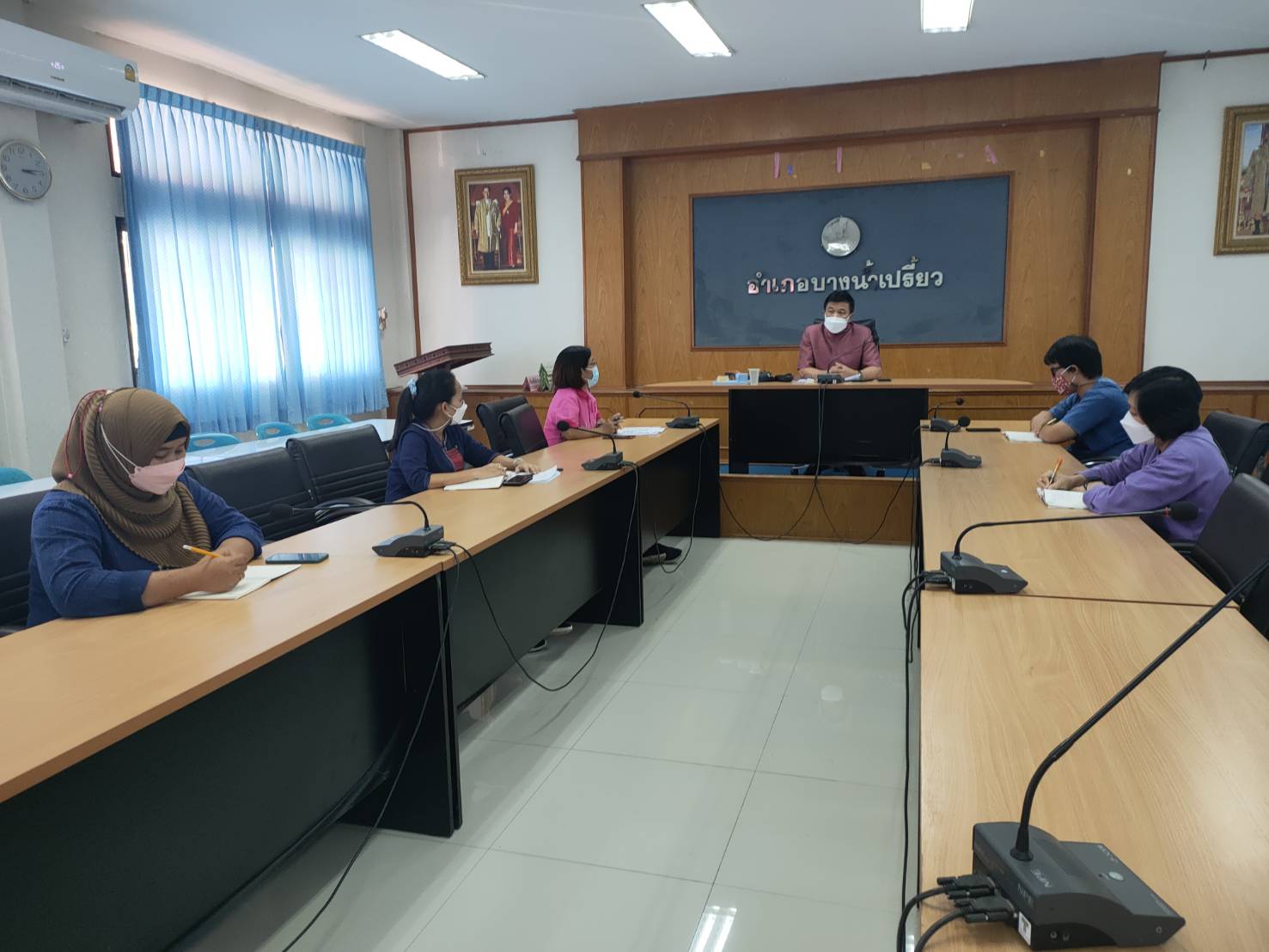 พัฒนาการจังหวัดฉะเชิงเทรา นิเทศและติดตามการดำเนินงานพร้อมสร้างขวัญและกำลังใจในการปฏิบัติงานในพื้นที่ของเจ้าหน้าที่พัฒนาชุมชน ในช่วงสถานการณ์ การแพร่ระบาดเชื้อไวรัสโคโรนา 2019  COVID -19