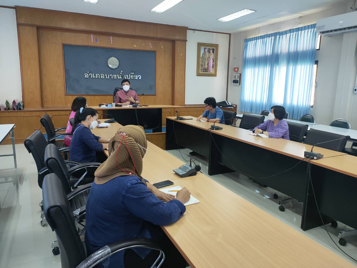 พัฒนาการจังหวัดฉะเชิงเทรา นิเทศและติดตามการดำเนินงานพร้อมสร้างขวัญและกำลังใจในการปฏิบัติงานในพื้นที่ของเจ้าหน้าที่พัฒนาชุมชน ในช่วงสถานการณ์ การแพร่ระบาดเชื้อไวรัสโคโรนา 2019  COVID -19