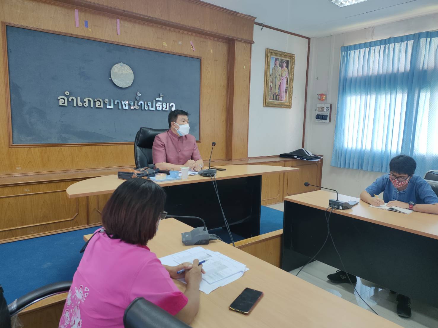 พัฒนาการจังหวัดฉะเชิงเทรา นิเทศและติดตามการดำเนินงานพร้อมสร้างขวัญและกำลังใจในการปฏิบัติงานในพื้นที่ของเจ้าหน้าที่พัฒนาชุมชน ในช่วงสถานการณ์ การแพร่ระบาดเชื้อไวรัสโคโรนา 2019  COVID -19