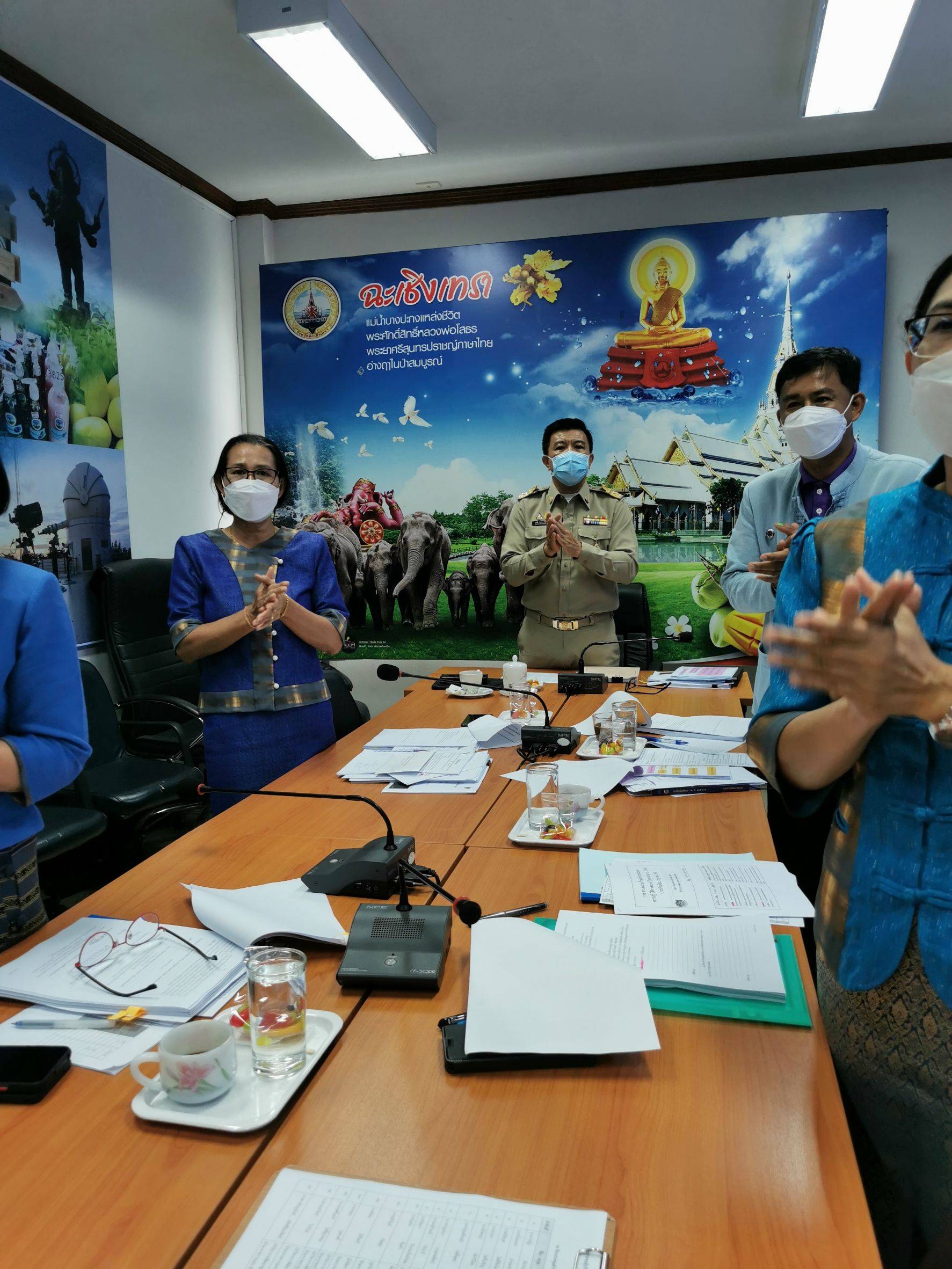 สำนักงานพัฒนาชุมชนจังหวัดฉะเชิงเทรา ประชุมผู้บริหาร นักวิชาการพัฒนาชุมชน และเจ้าหน้าที่พัฒนาชุมชนจังหวัดฉะเชิงเทราประจำเดือน กรกฎาคม 2564 ครั้งที่ 7/2564 ผ่านระบบ Zoom Cloud Meetings