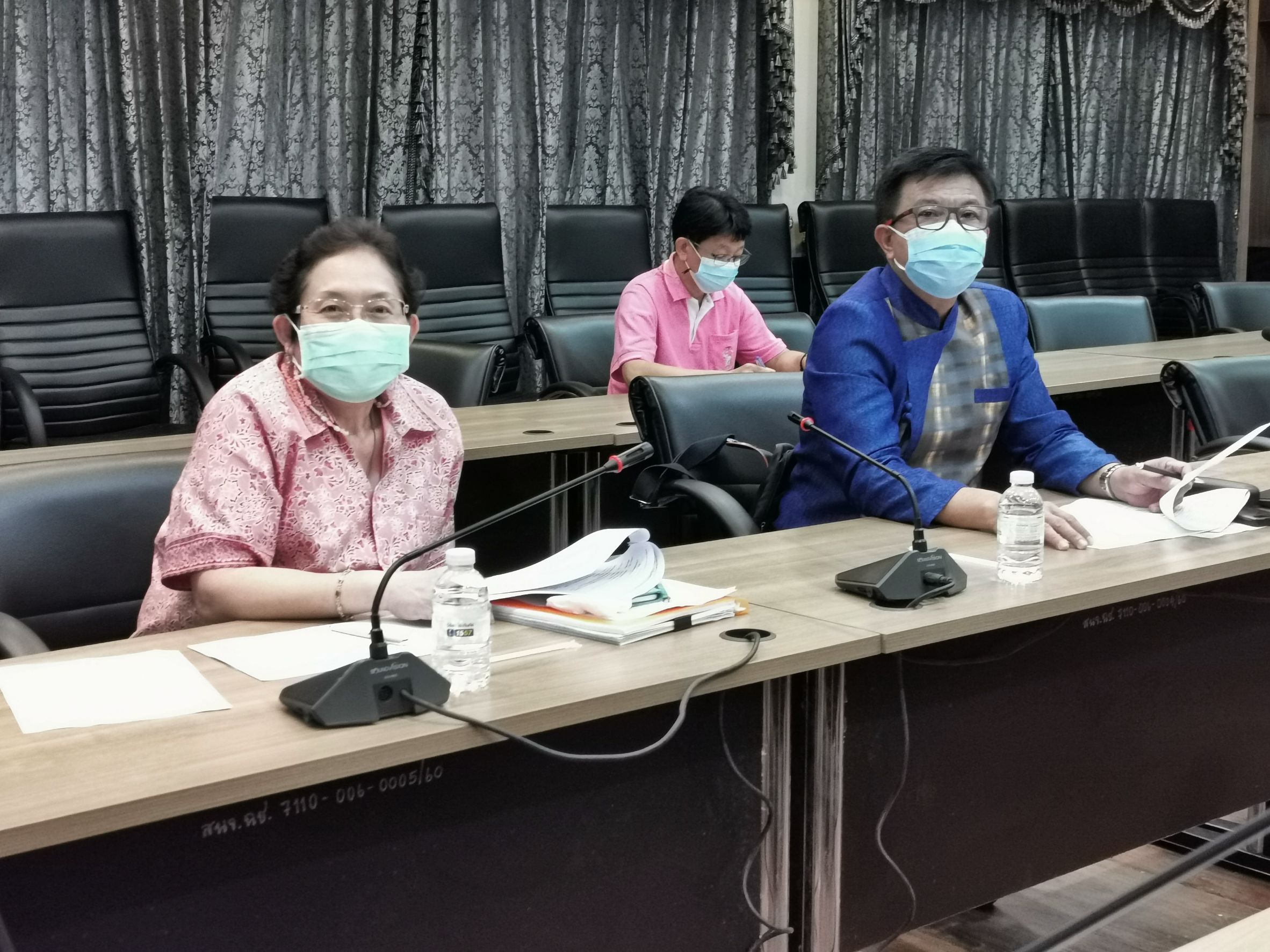 พัฒนาการจังหวัดฉะเชิงเทรา เข้าร่วมประชุมคณะกรรมการประเมินสถานการณ์ในการดำเนินการป้องกันหรือยับยั้งภัยพิบัติจังหวัดฉะเชิงเทรา (กรณีโรคติดเชื้อไวรัสโคโรนา 2019 (COVID – 19)) ครั้งที่ 13/2564