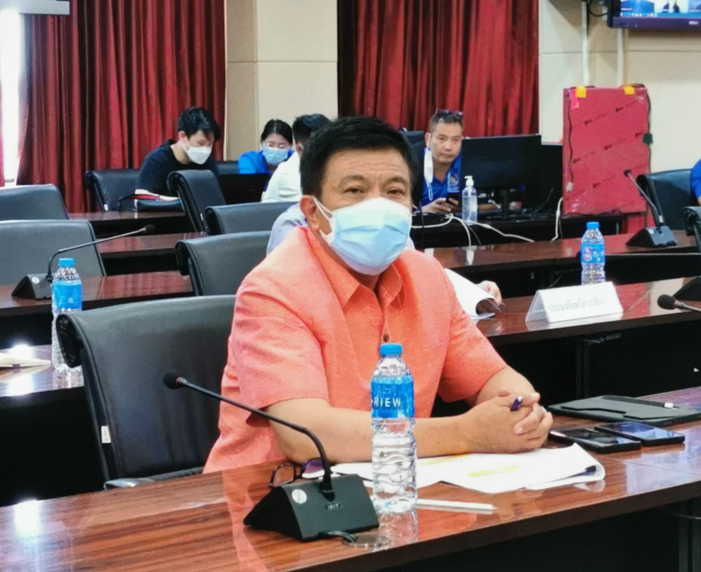 พัฒนาชุมชนจังหวัดฉะเชิงเทรา ร่วมประชุมคณะกรรมการอำนวยการรักษาความมั่นคงภายในจังหวัดฉะเชิงเทรา ครั้งที่ 2/2564