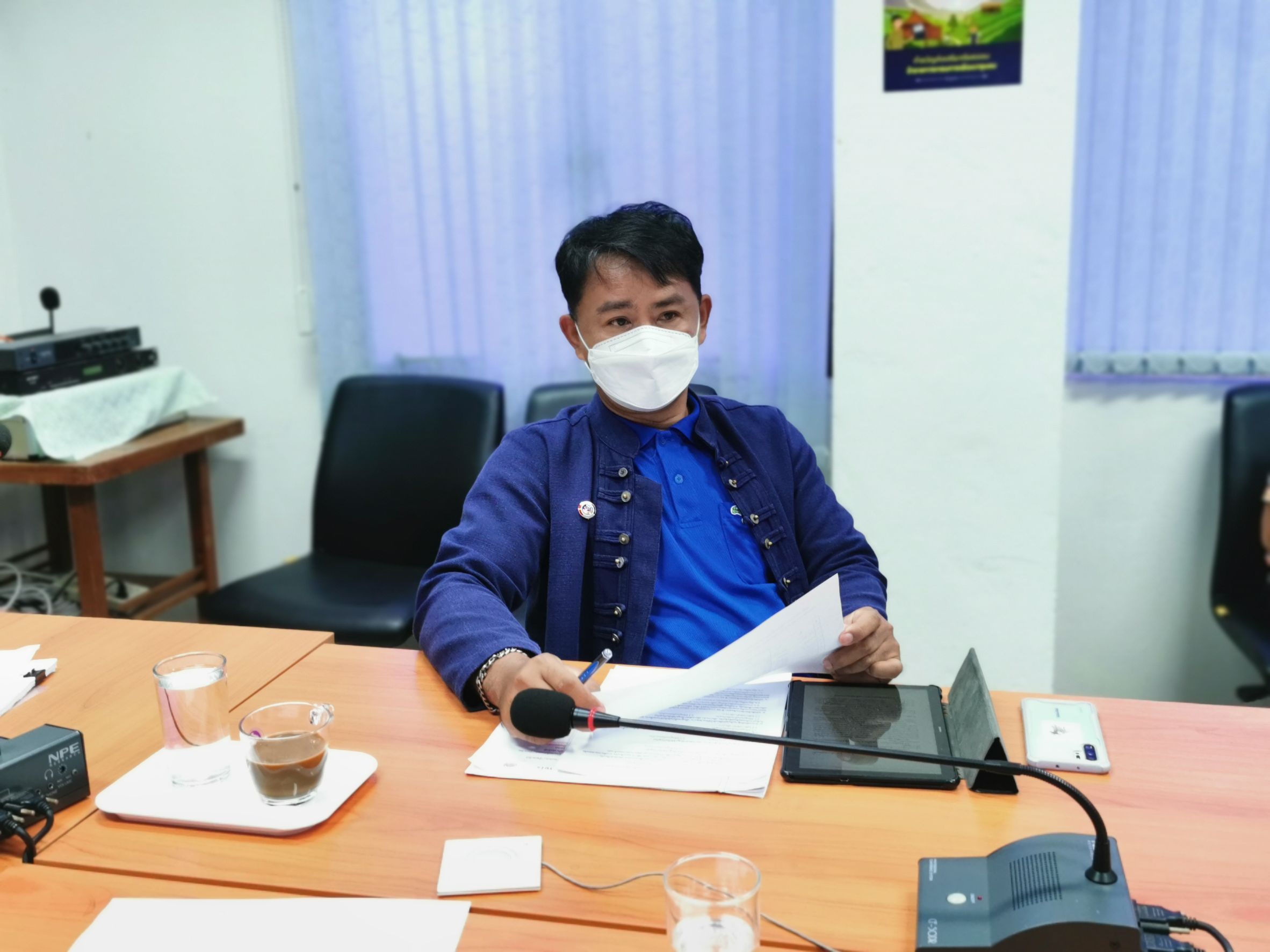 พัฒนาชุมชนจังหวัดฉะเชิงเทรา ประชุมผู้อำนวยการกลุ่มงาน นักวิชาการพัฒนาชุมชน และเจ้าหน้าที่พัฒนาชุมชนจังหวัดฉะเชิงเทรา ครั้งที่ 8/2564