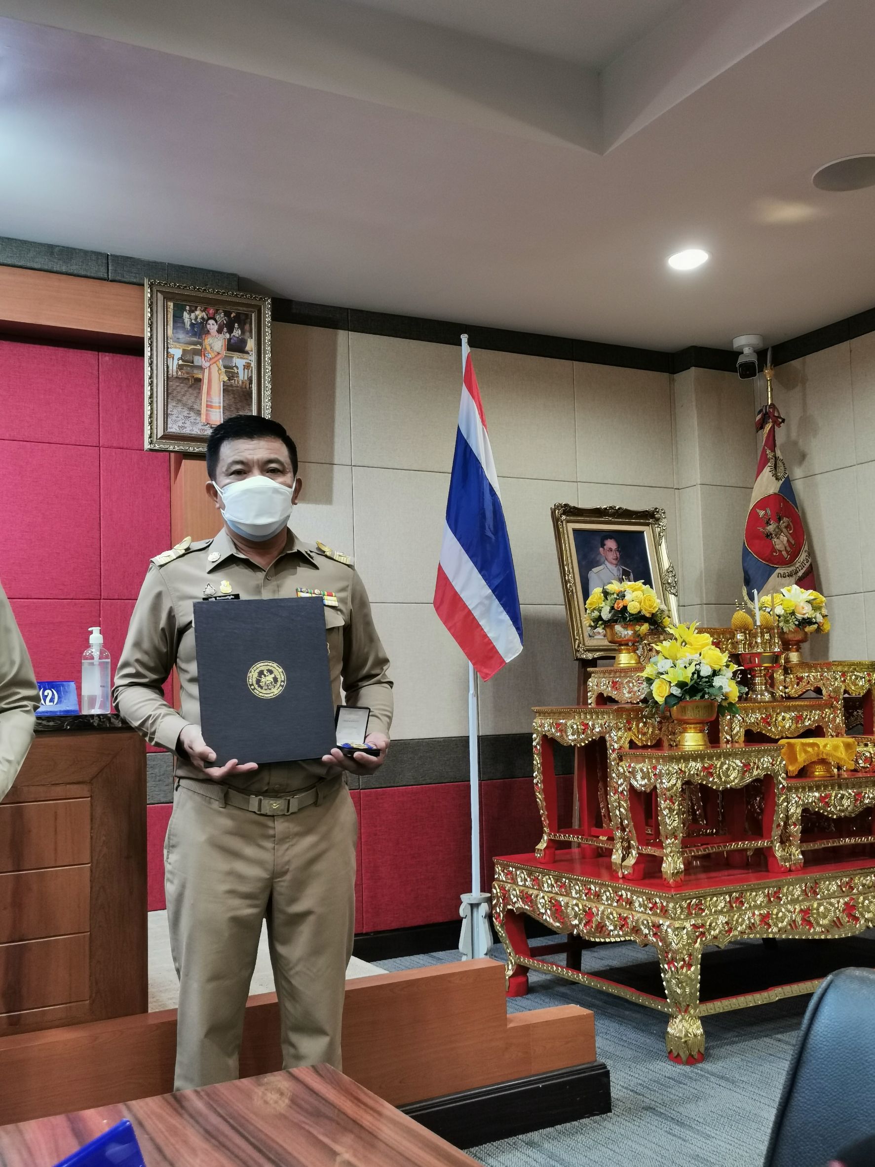 พัฒนาชุมชนจังหวัดฉะเชิงเทรา ร่วมประชุมหัวหน้าส่วนราชการจังหวัดฉะเชิงเทรา ครั้งที่ 8/2564