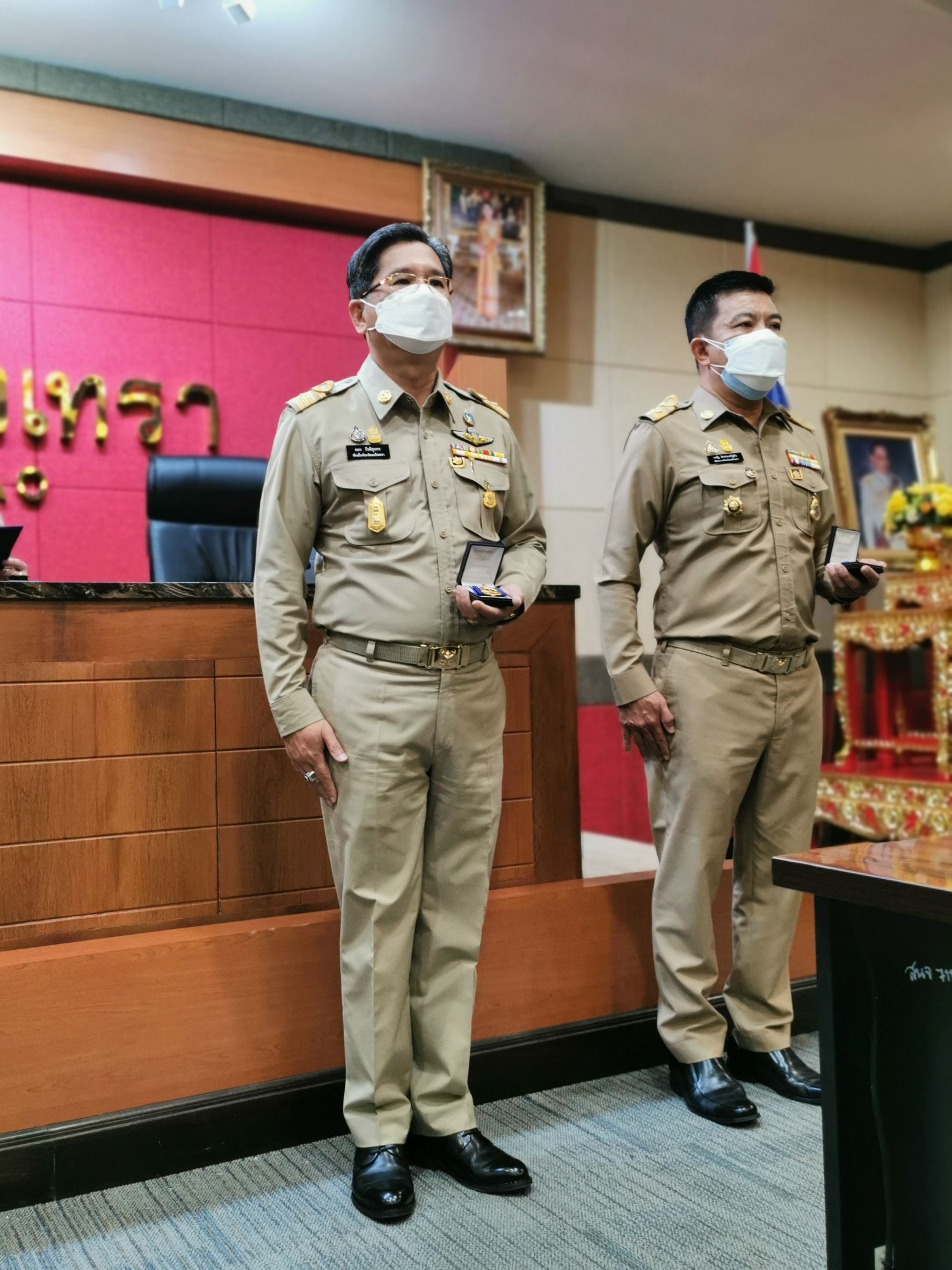 พัฒนาชุมชนจังหวัดฉะเชิงเทรา ร่วมประชุมหัวหน้าส่วนราชการจังหวัดฉะเชิงเทรา ครั้งที่ 8/2564