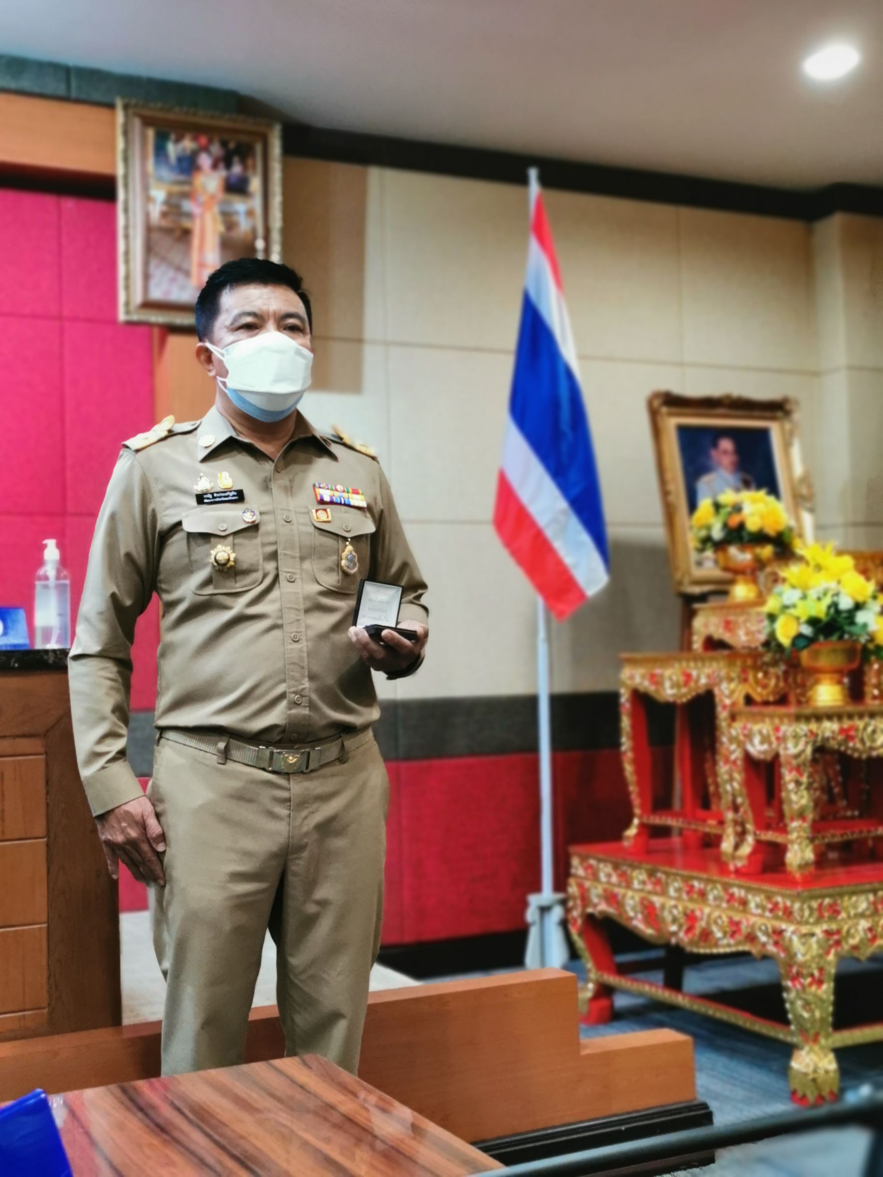 พัฒนาชุมชนจังหวัดฉะเชิงเทรา ร่วมประชุมหัวหน้าส่วนราชการจังหวัดฉะเชิงเทรา ครั้งที่ 8/2564