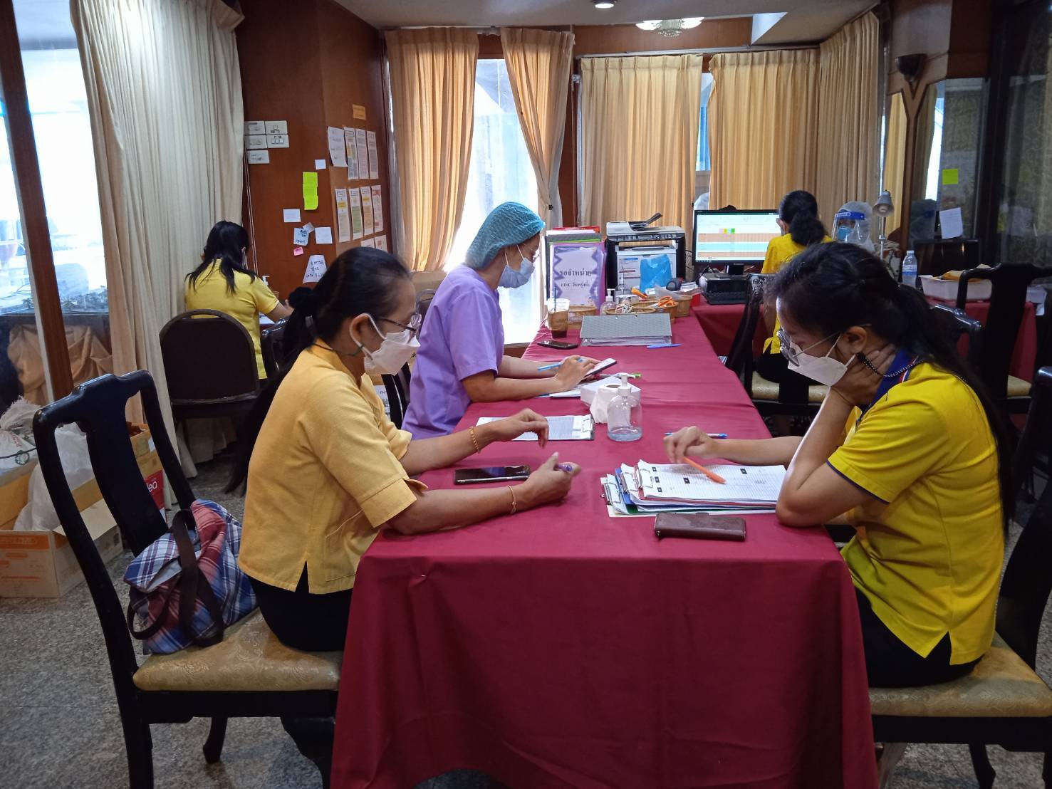 พัฒนาชุมชนฉะเชิงเทรา สนับสนุนการปฏิบัติหน้าที่ภารกิจป้องกัน และยับยั้งการแพร่ระบาดของโรคติดเชื้อไวรัสโคโรนา 2019 (COVID -19)