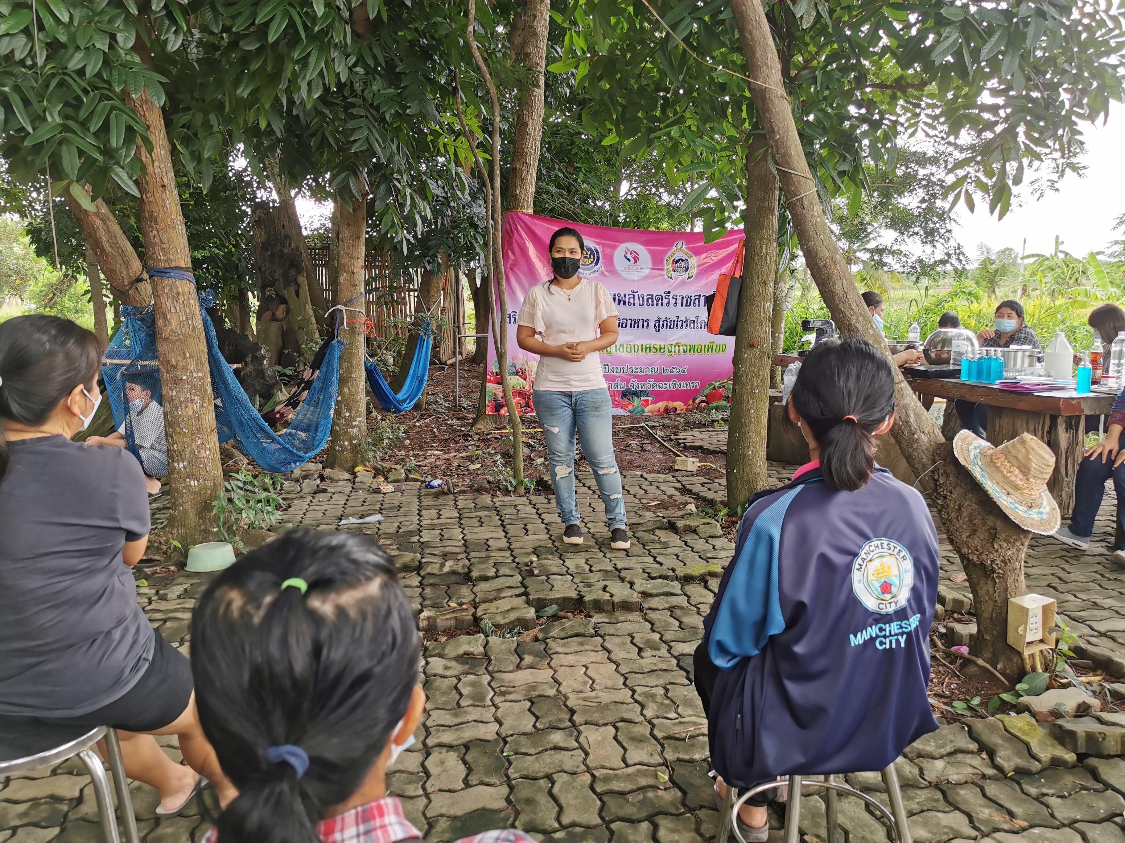 พัฒนาชุมชนจังหวัดฉะเชิงเทรา สนับสนุนการดำเนินโครงการรวมพลังสตรีราชสาส์นเสริมสร้างความมั่นคงทางอาหาร สู้ภัยไวรัสโคโรนา 2019 ระหว่างวันที่ 28 – 29 สิงหาคม 2564